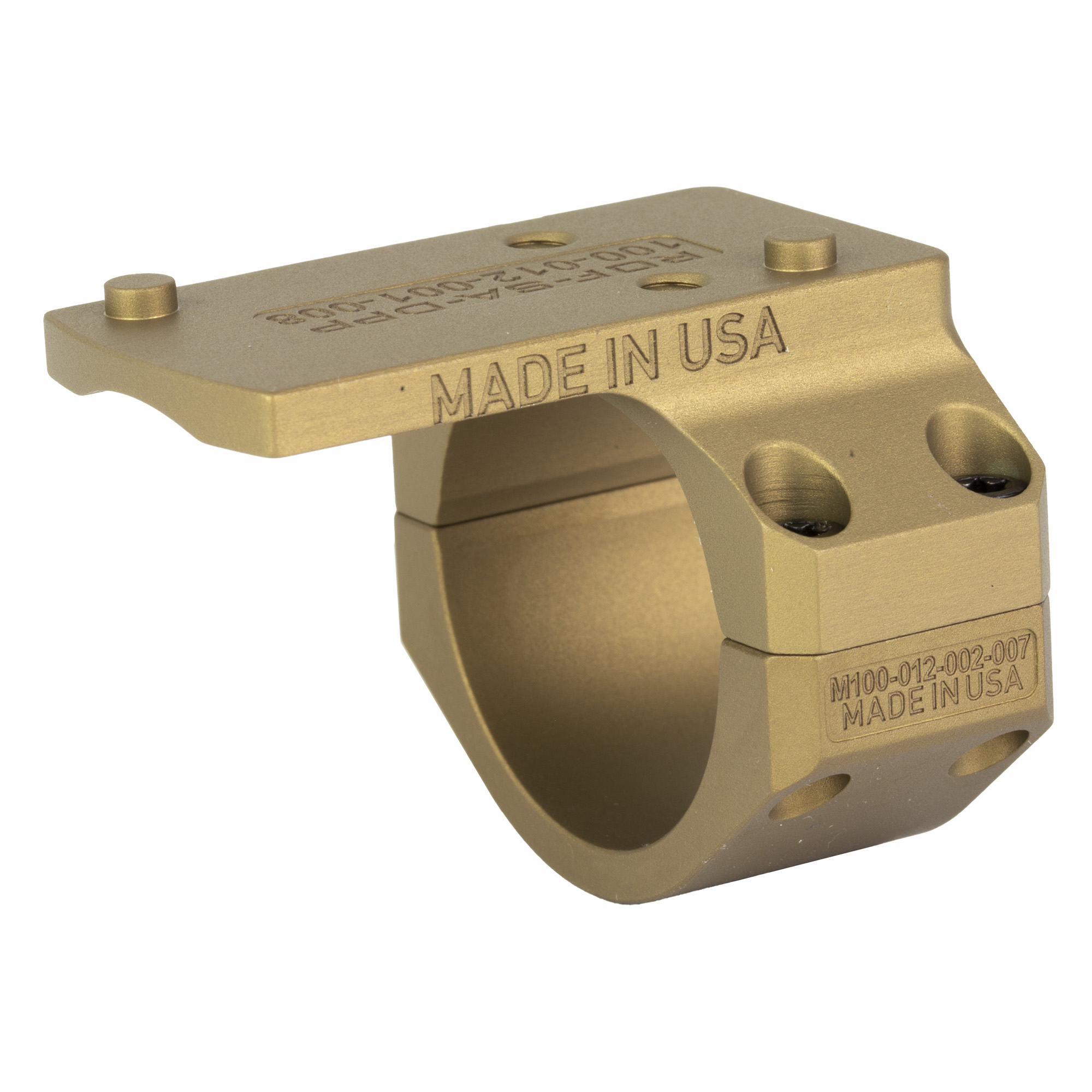 Reptilia ROF-SAR, Mount,for Leupold Delta Point Pro, fits 30mm Optic, Anodized, Flat Dark Earth - Reptilia