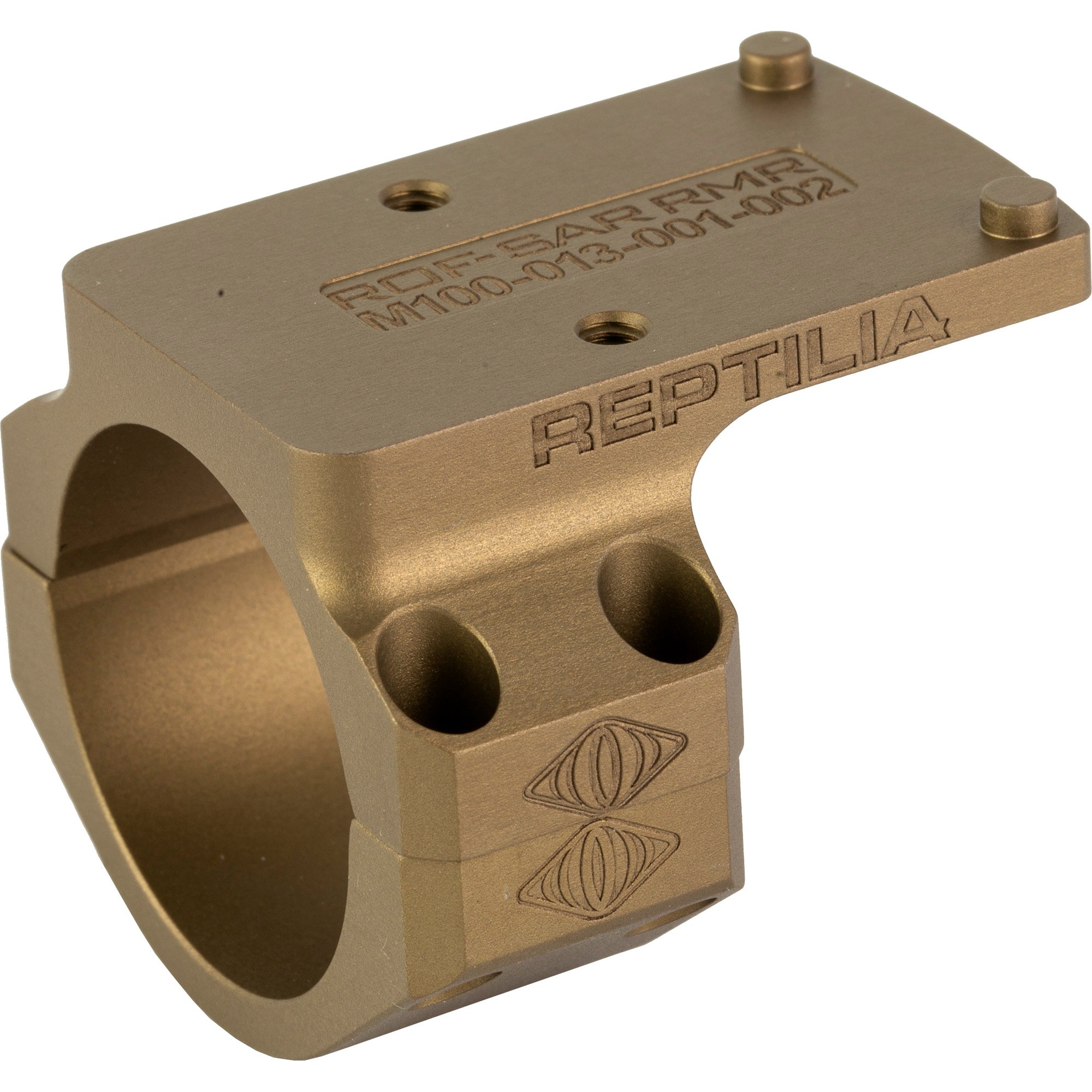 Reptilia ROF-SAR, Mount, For Trijicon RMR, Fits 30mm Optic, Anodized, Flat Dark Earth - Reptilia