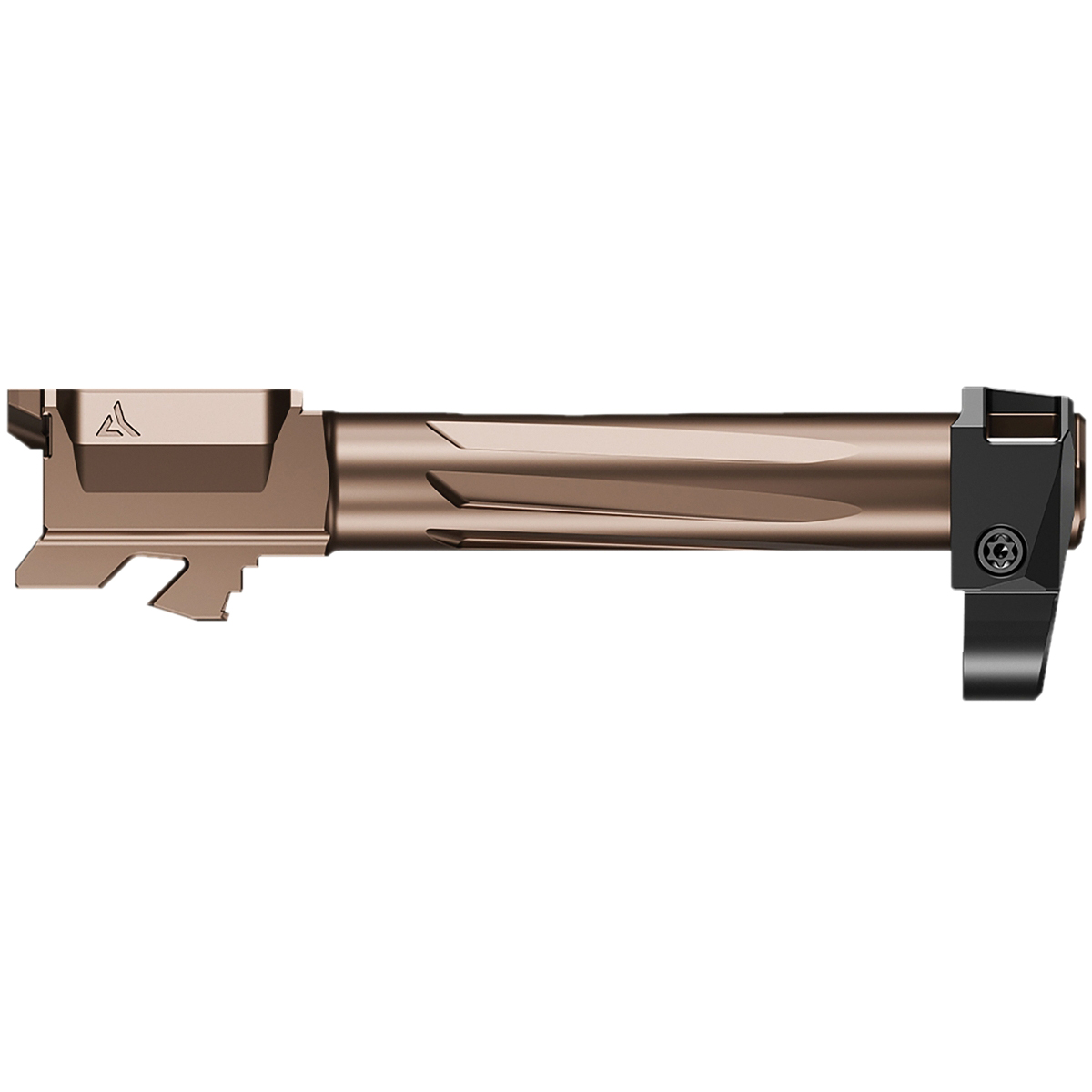 Radian Weapons Afterburner + Ramjet Barrel and Micro-Compensator 9mm Fits Glock 43X, Bronze/Black - Radian Weapons
