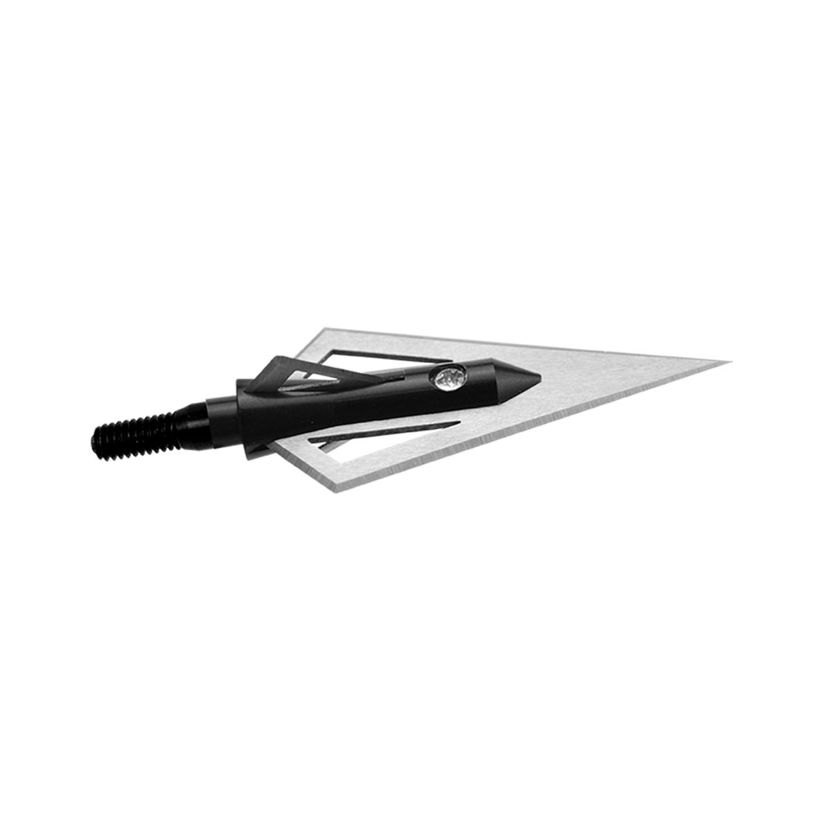 Dead Ringer The Butcher 1.61"/100 gr 2-Blade Fixed Broadhead, Silver Pack of 3 - Dead Ringer