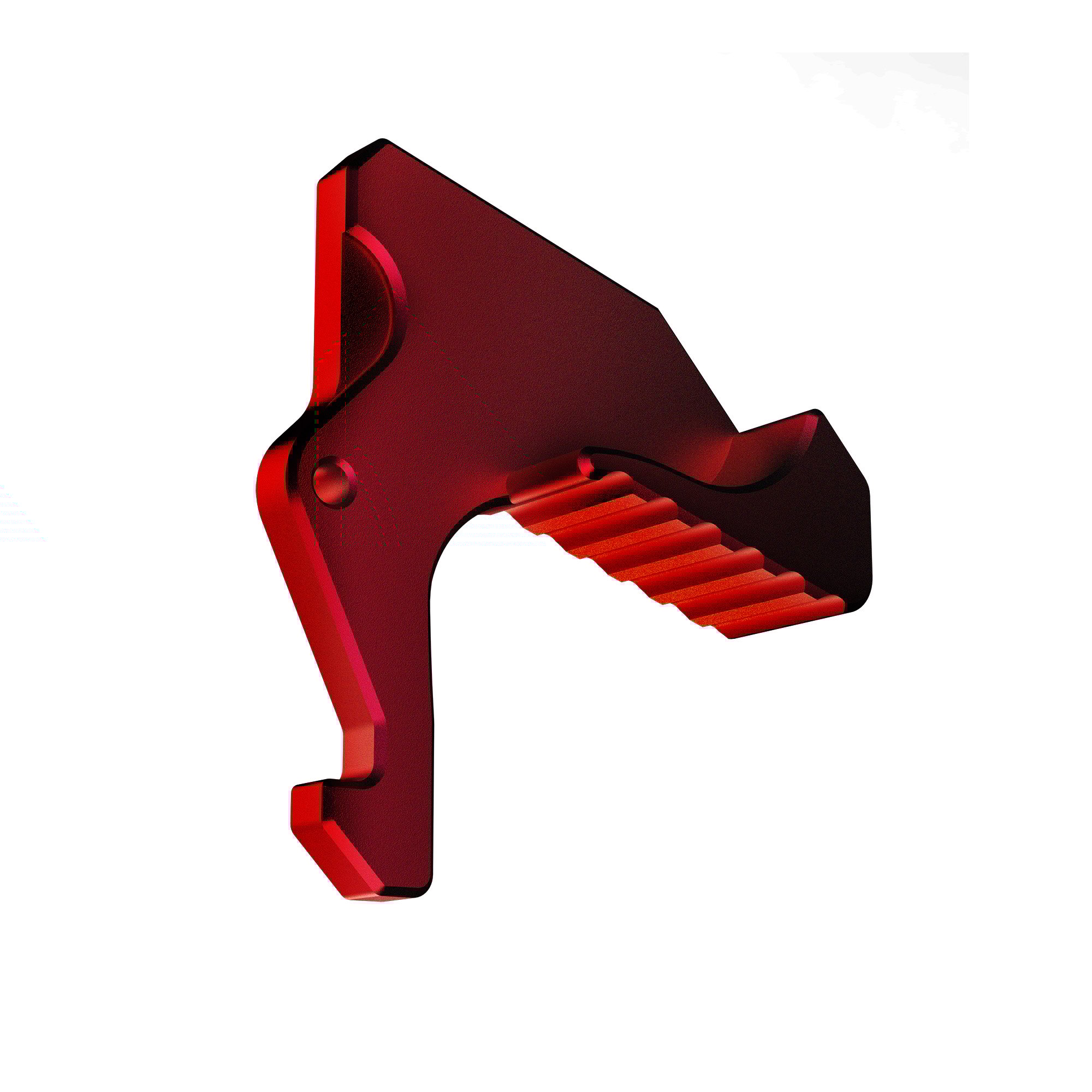Rise Armament AR-15, AR-10, AR-9 Extended Latch, Red - RA212GIRR - Rise Armament