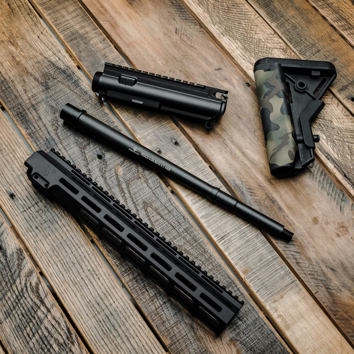 Rosco Manufacturing K9 Sauce Pack Barrel and Bolt Carrier Group Kit 5.56x45mm, Black - Rosco Manufacturing