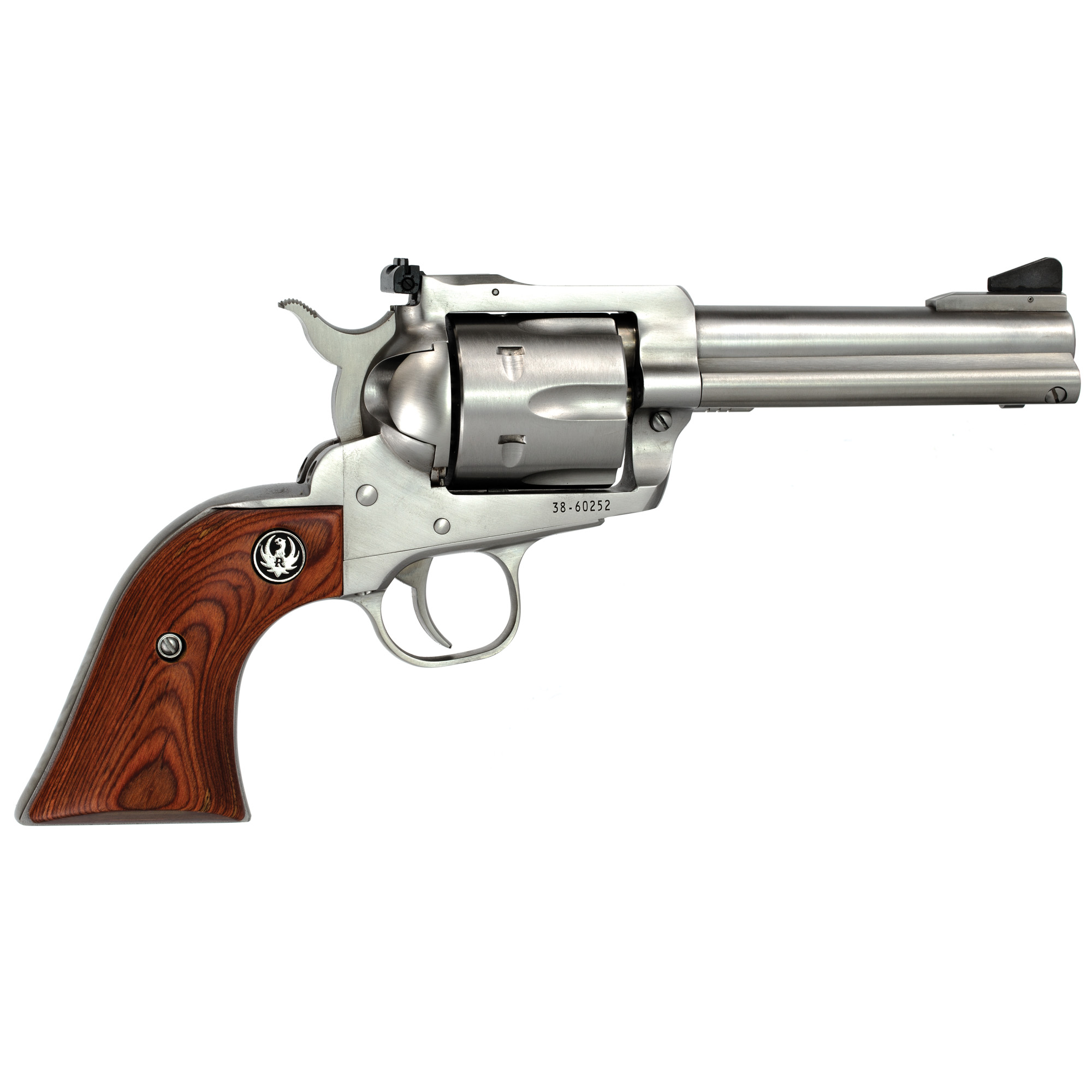 Ruger Blackhawk .357 Mag Revolver, 4.6" Barrel, Adjustable Rear & Ramp Front Sights, Silver - 309 - Ruger
