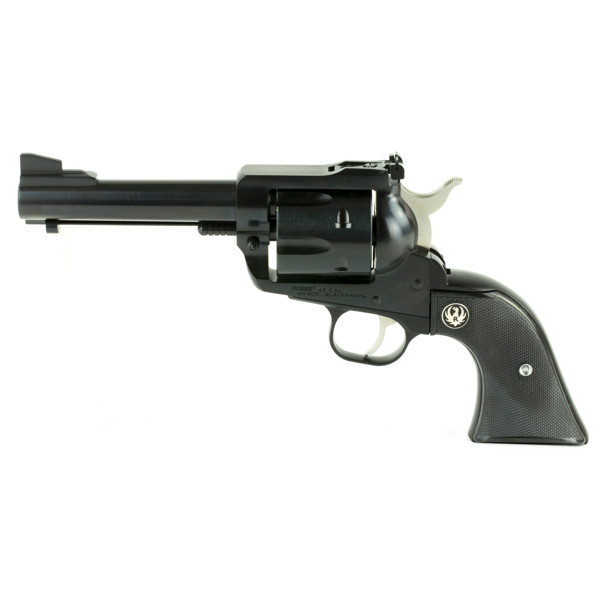 Ruger Blackhawk .45 Long Colt Revolver, 4.6" Barrel, Blue - 445 - Ruger