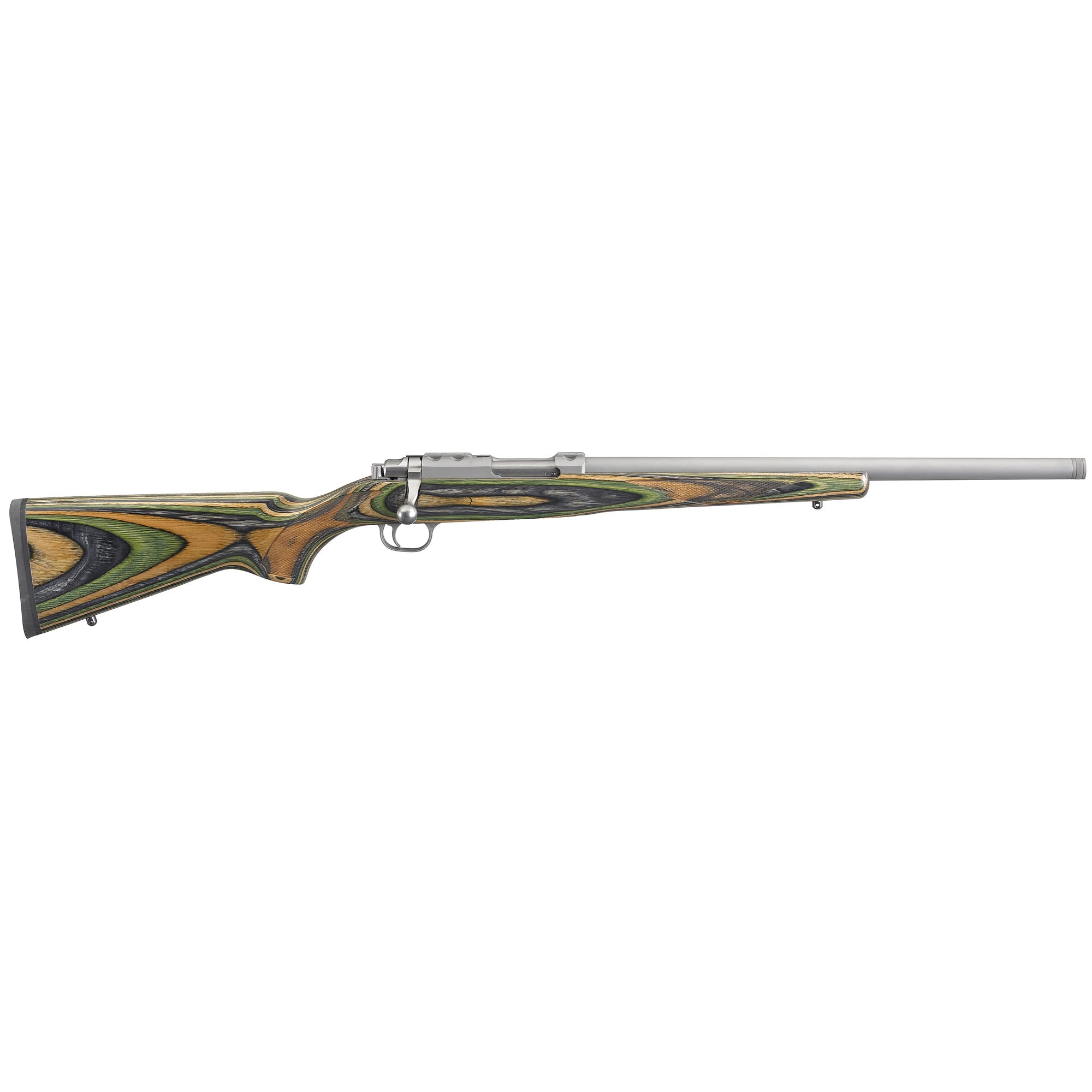 Ruger 77/22 .22 Hornet Bolt Action Rifle, 18.5" Barrel, Silver - 7226 - Ruger