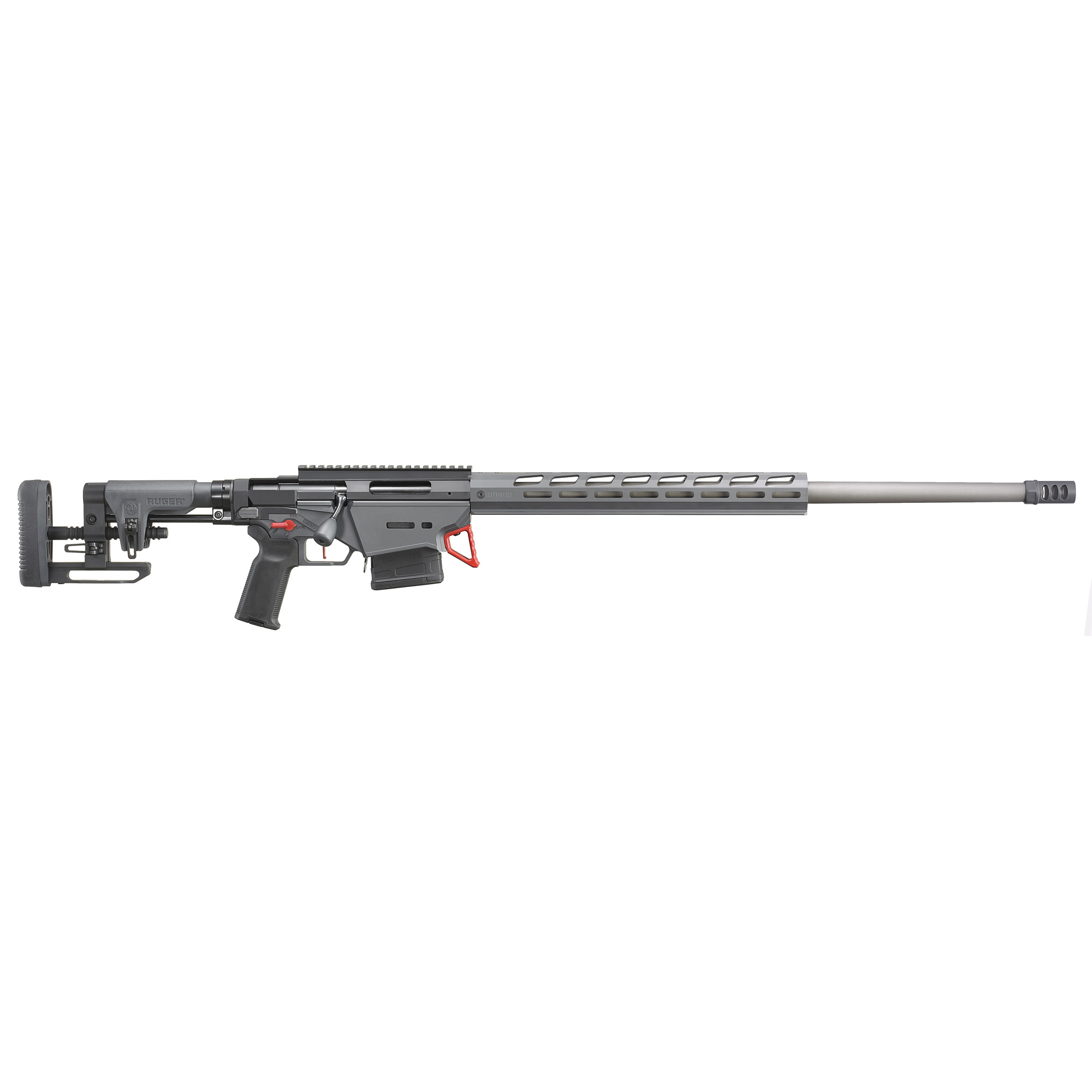 Ruger Precision Rifle 6.5 Creedmoor Bolt Action Rifle, 26" Barrel, Gray - 18084 - Ruger