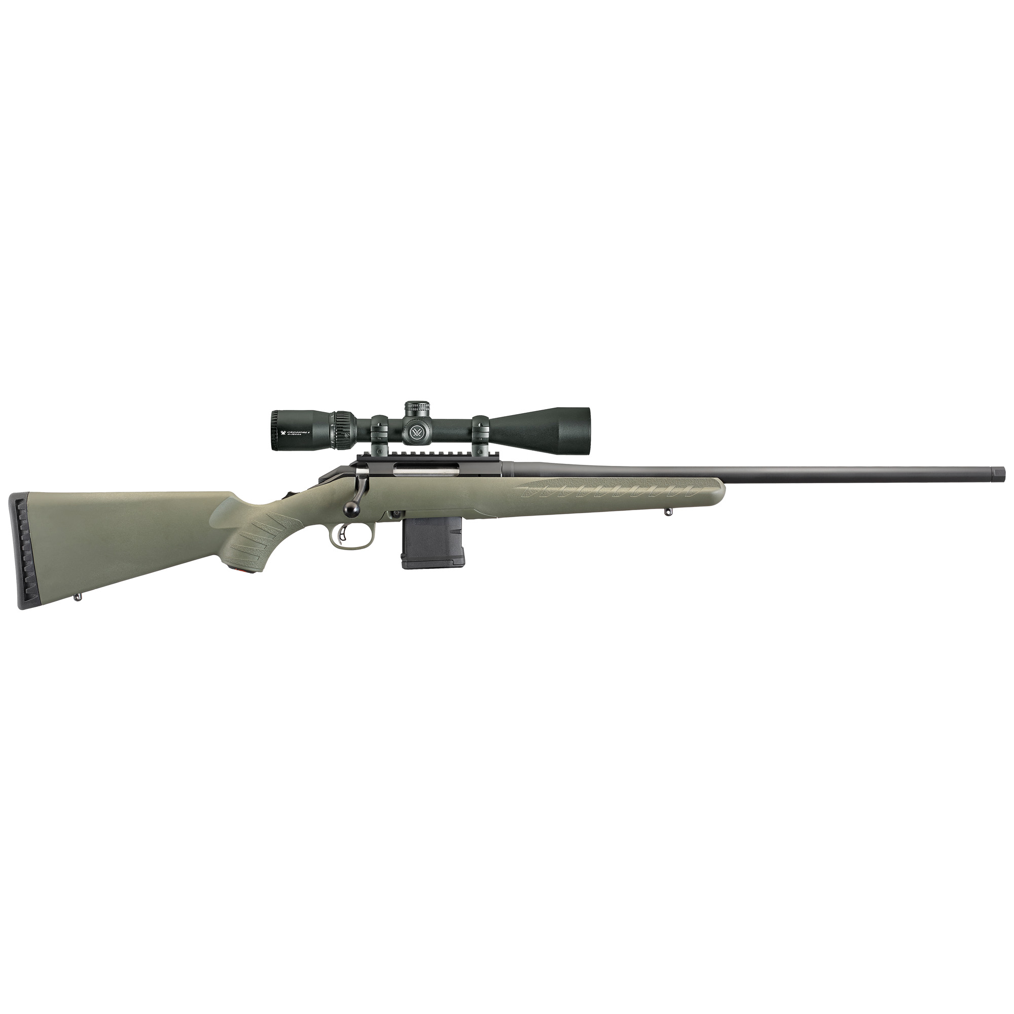 Ruger American .204 Ruger Bolt Action Rifle, 22" Barrel, Black - 26952