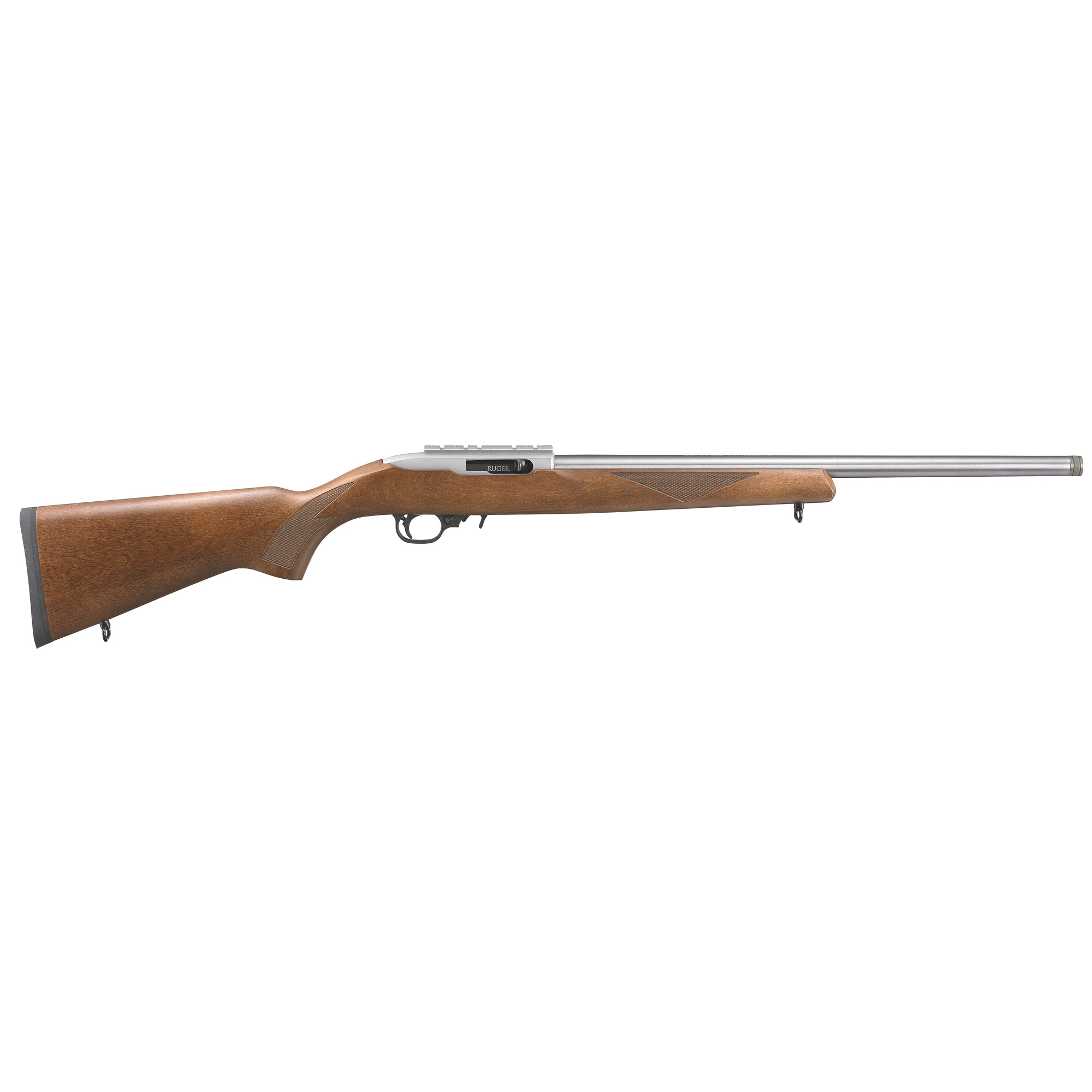 Ruger 45221 .22LR Semi-Auto Rifle, 20" Barrel, Silver - 31167 - Ruger