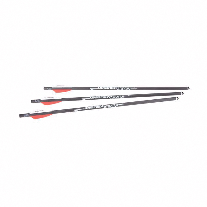 Umarex AirJavelin 170 gr Air Archery Arrow w/Field Tip, Black Pack of 6 - Umarex