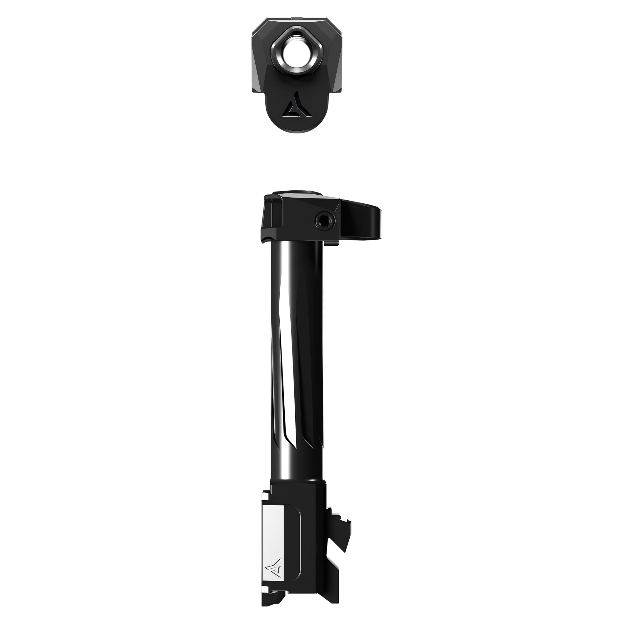Radian Weapons RAMJET 9mm Fluted Barrel, AFTERBURNER Muzzle Brake for Glock 19 Gen 4 - G19G4ILRN - Radian Weapons