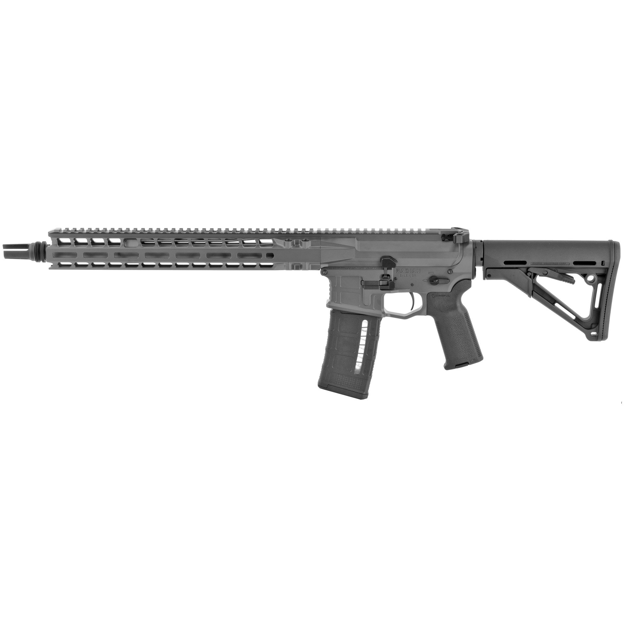 Radian Weapons Model 1 .223 Wylde AR Rifle with 14.5" Barrel, Gray - R0038 - Radian Weapons