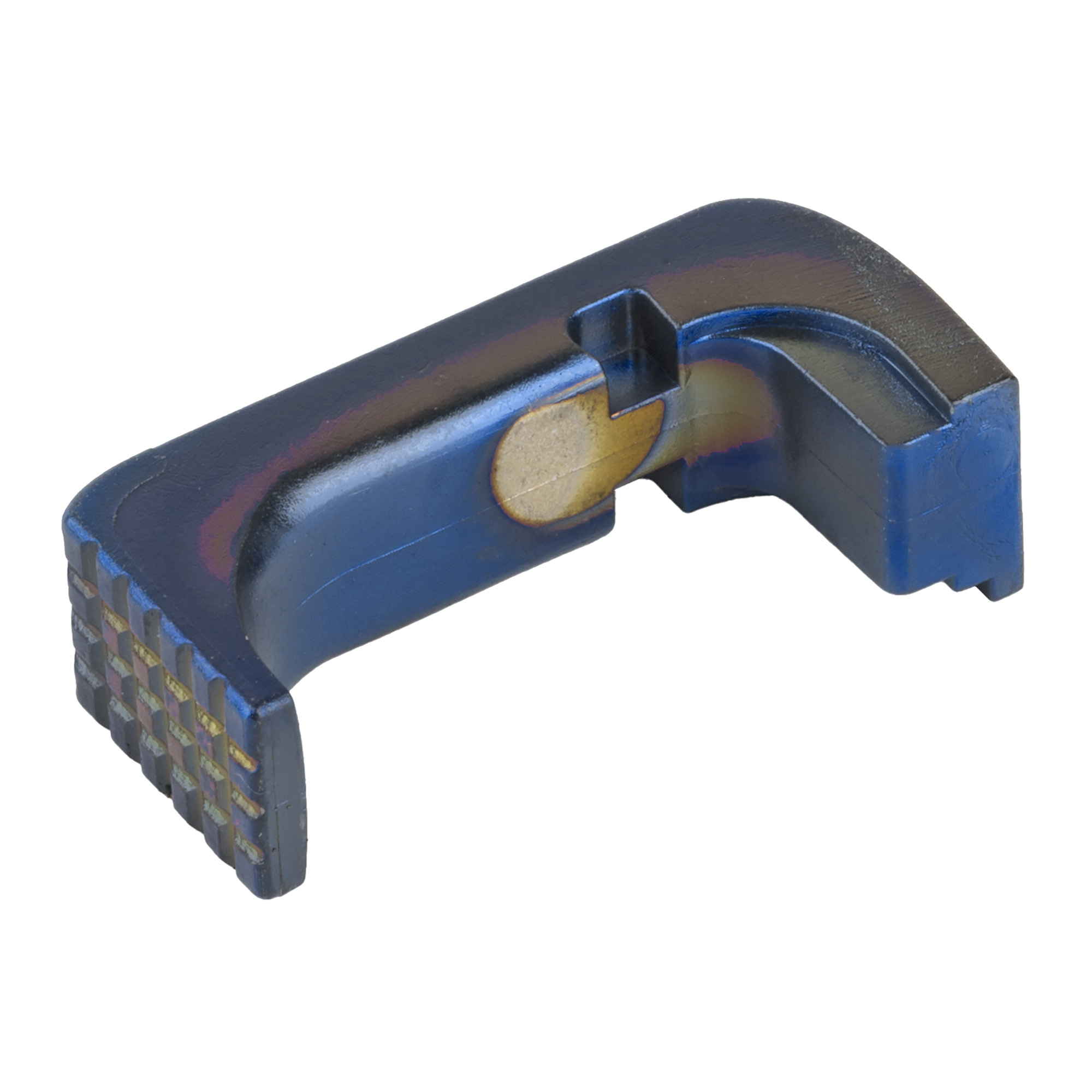 Shield Arms Magazine Catch/Release, Fits Glock 43X/48, Steel, Blue - Shield Arms