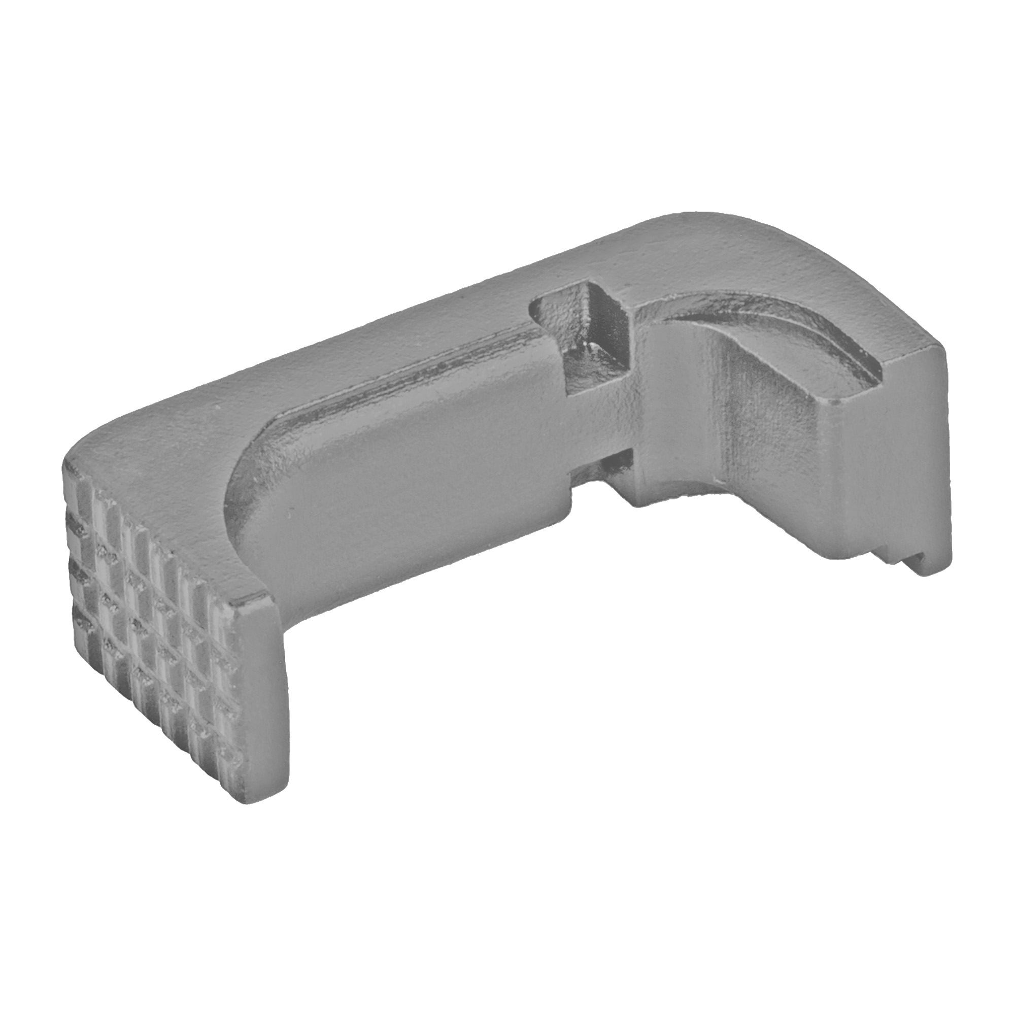 Shield Arms Magazine Catch/Release, Fits Glock 43X/48, Steel, Gray