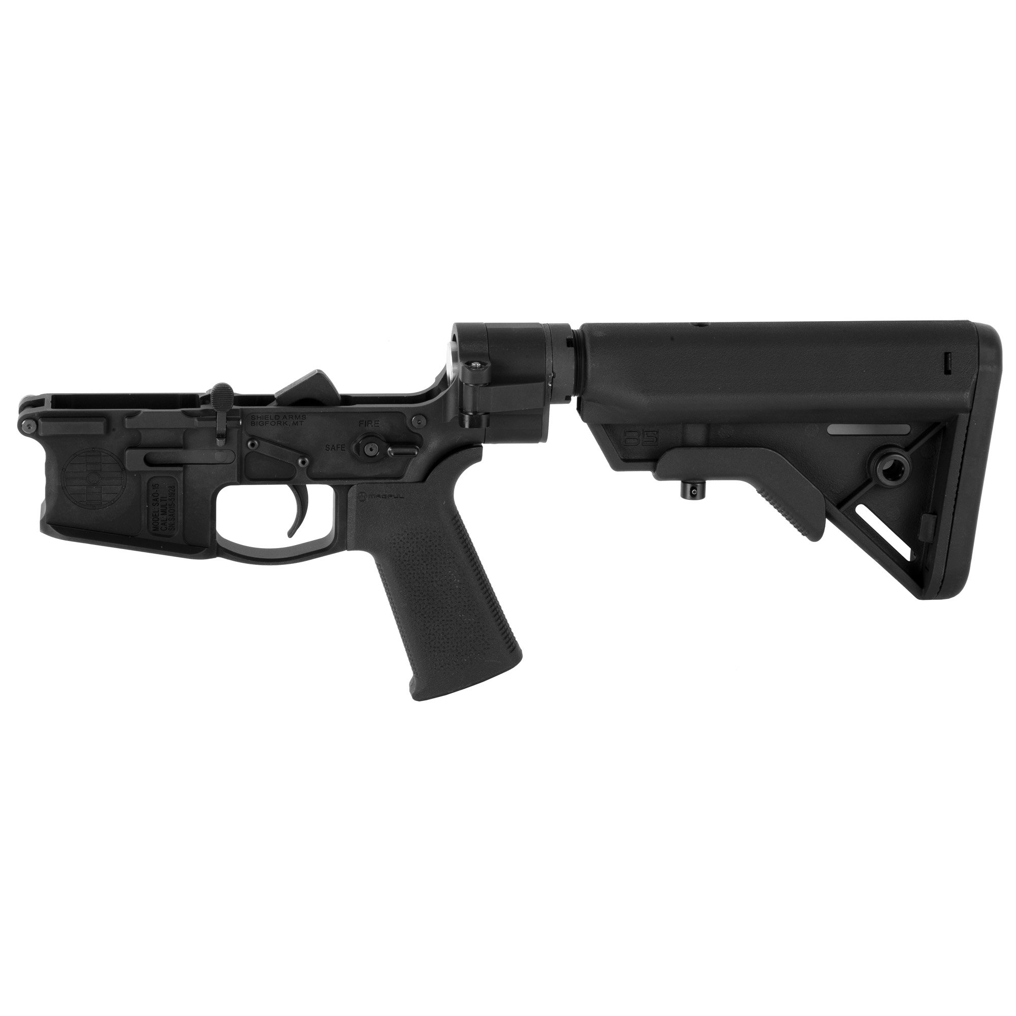 Shield Arms SA-15 .223 Remington AR Lower, Black - SA15SLUB5 - Shield Arms