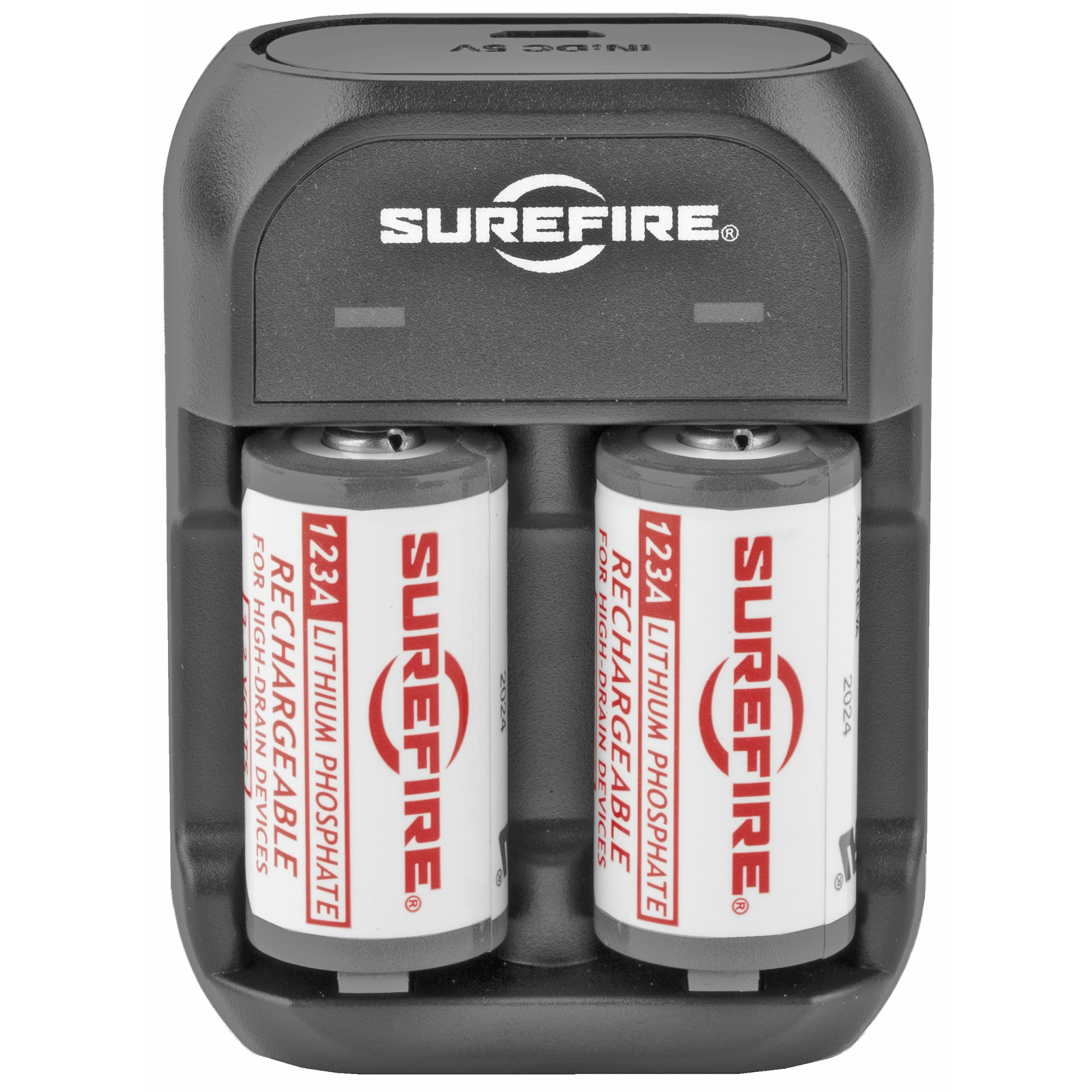 Surefire 2 Rechargeable LFP123 Batteries, Includes Charger SFLFP123-KIT - Surefire