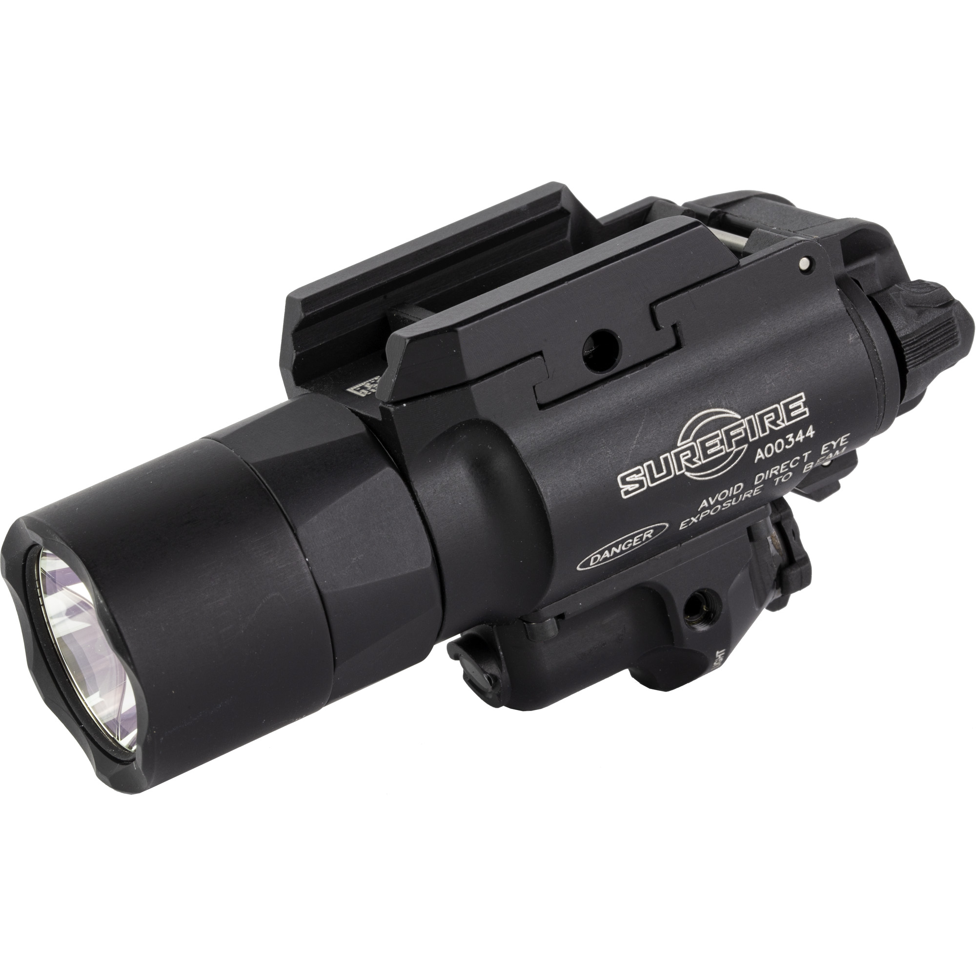 Surefire X400 Turbo, Weaponlight w/Laser, fits Pistol and Picatinny, 1000 Lumens, Red Laser, Black
