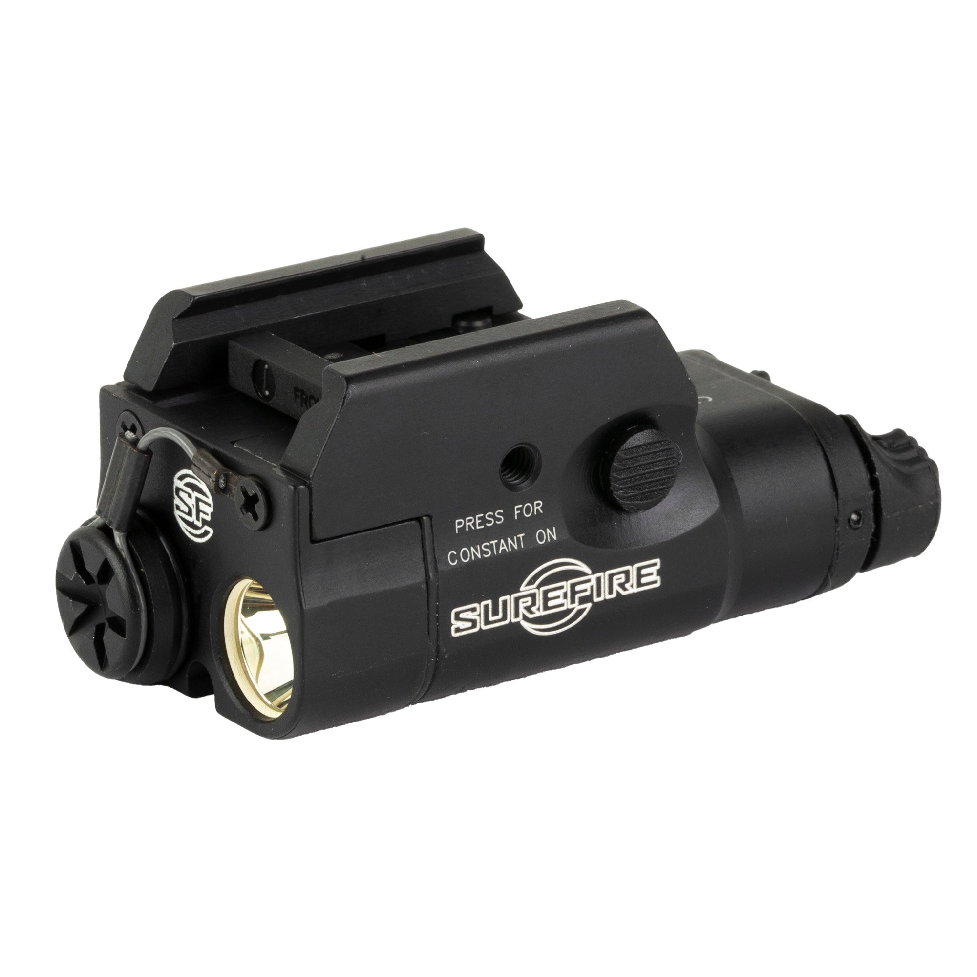 Surefire XC1 Compact Pistol Light, 300 Lumens, Black, Includes 1x AAA Rechargeable NiMH Battery - Surefire