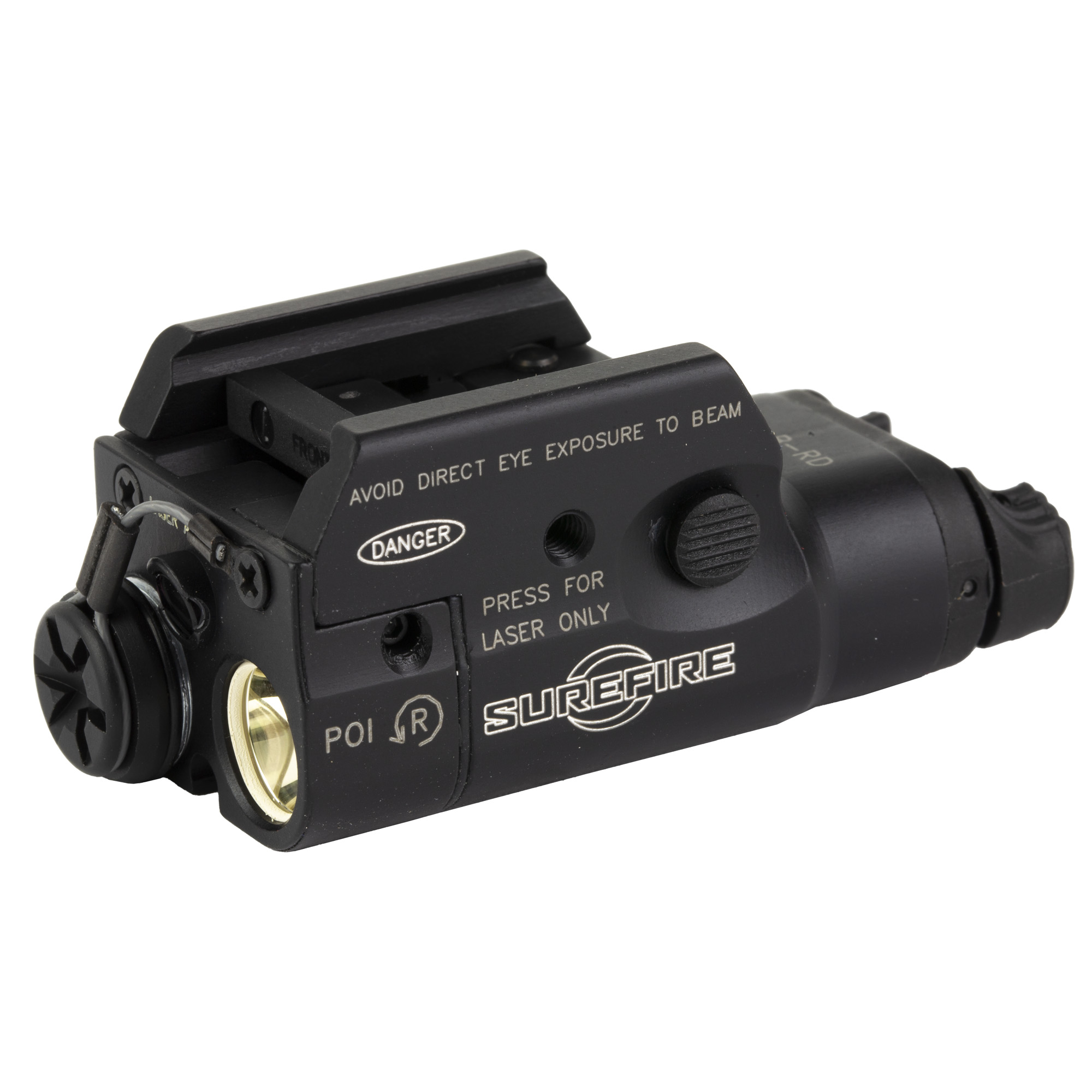 Surefire XC2-B-rd, Weaponlight, fits Pistol and Picatinny Rails, 300 Lumen, Red Laser, Black