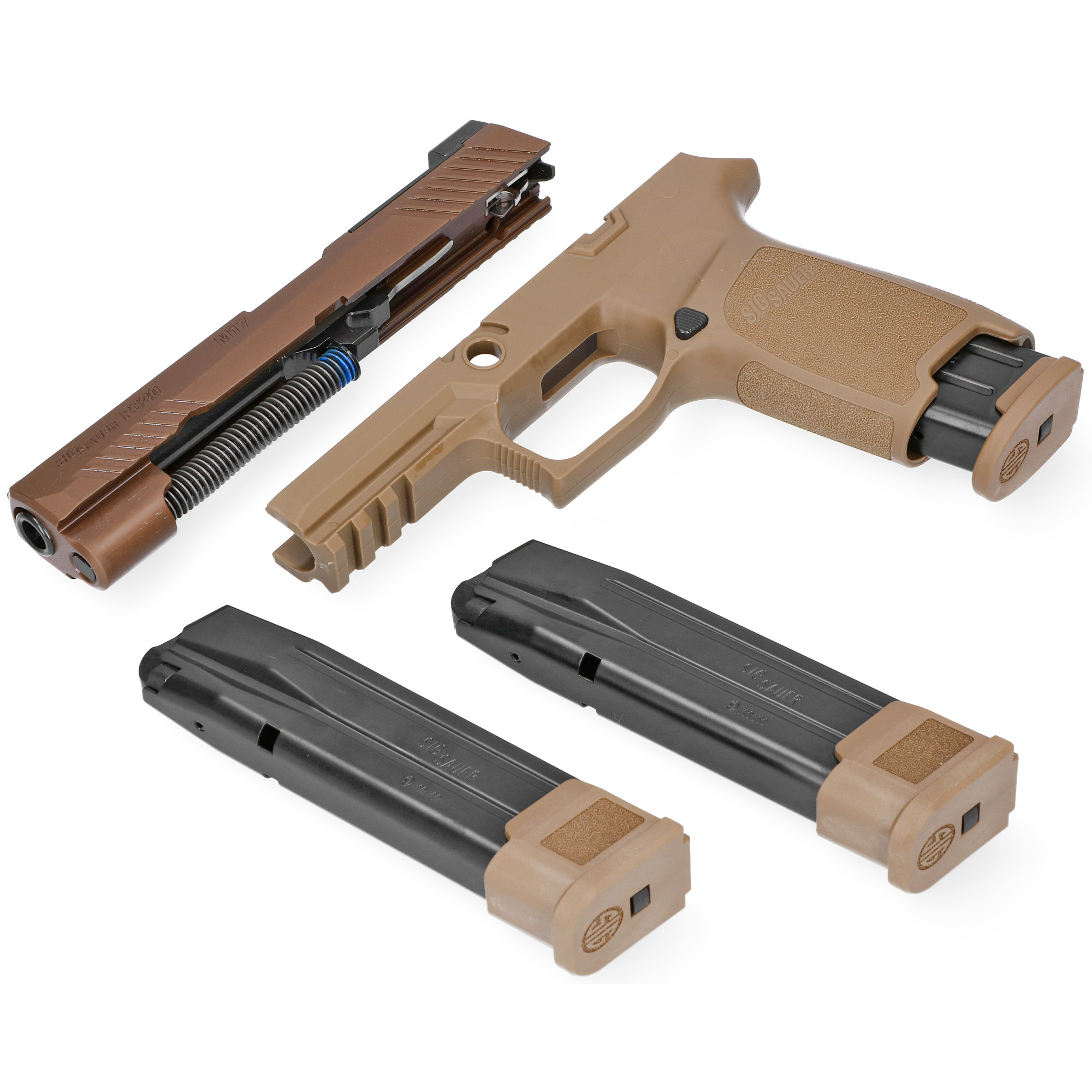 Sig Sauer M320/M18 9mm Coyote 3 Magazines 3 Dot 21 Rounds - 8900267 - Sig Sauer