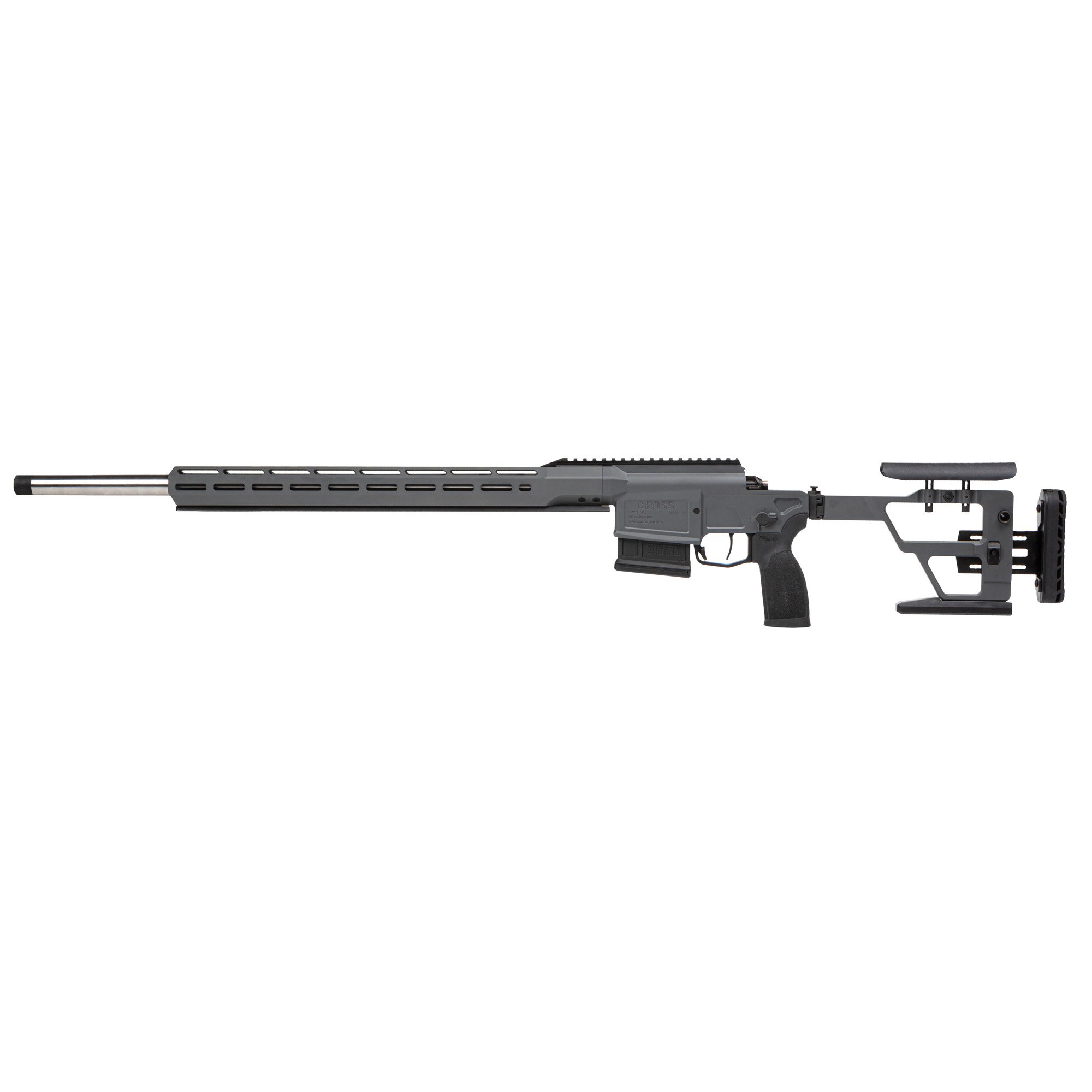 Sig Sauer Cross 6.5 Creedmoor Bolt Action Rifle, 24" Barrel, Concrete - CROSS6524B - Sig Sauer