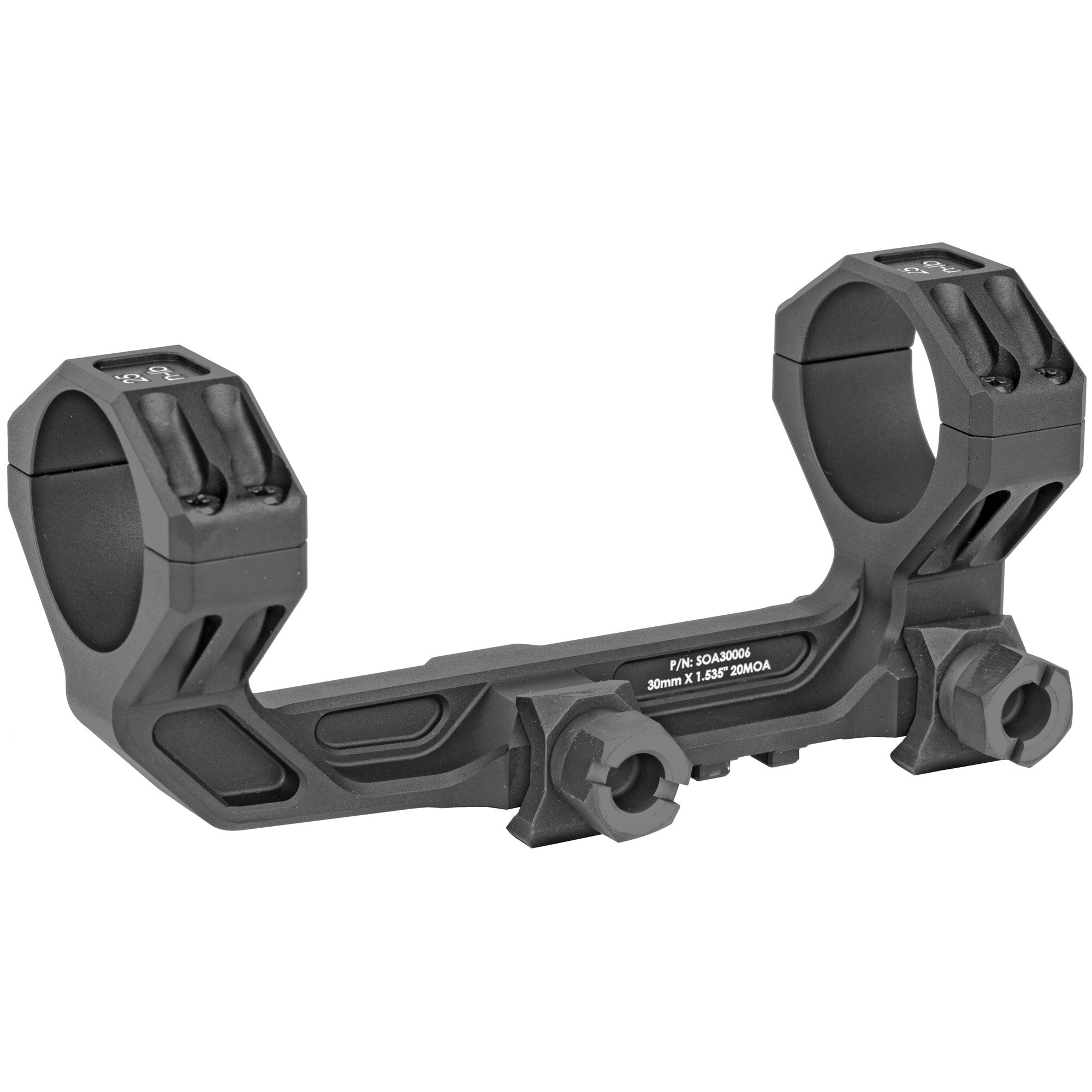 Sig Sauer ALPHA3 Mount 30mm Black Picatinny SOA30006 Powder - Sig Sauer