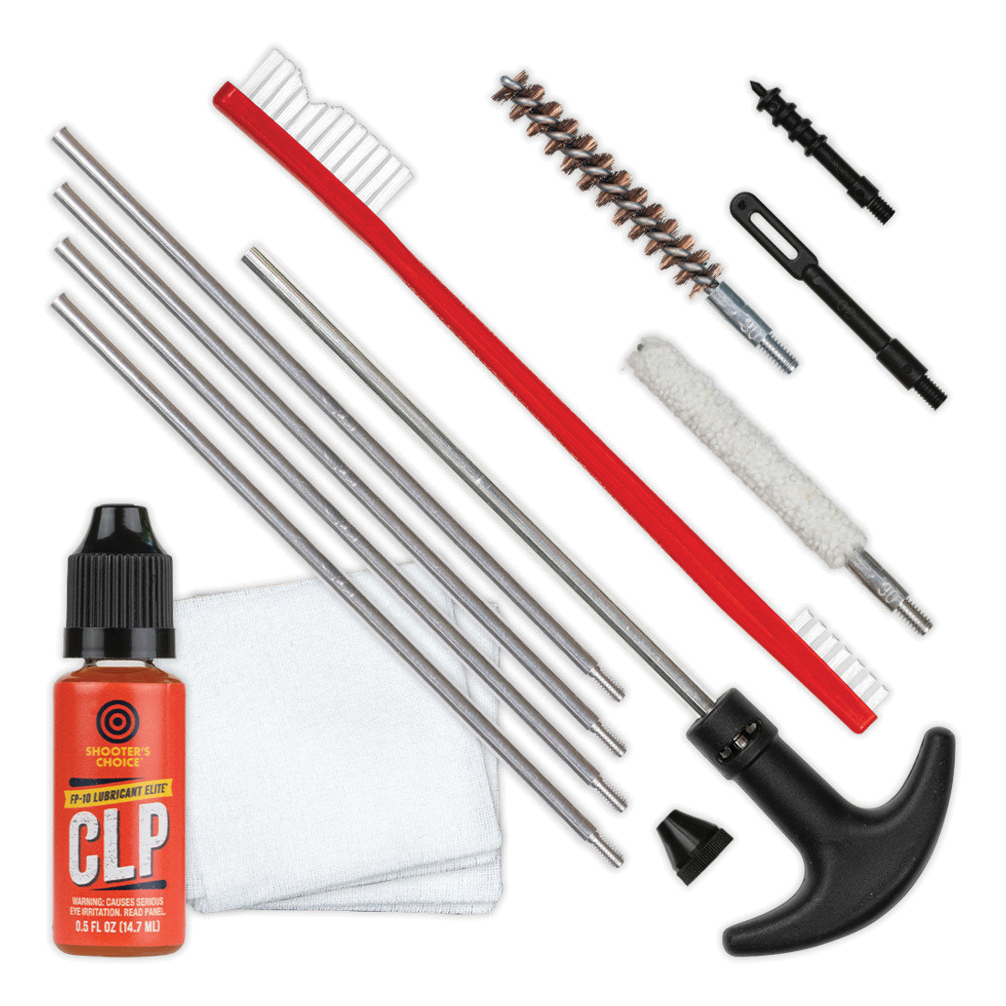 Shooter's Choice .30 Cal/.300 Win Mag/7.62mm Rifle Cleaning Kit - Shooters Choice