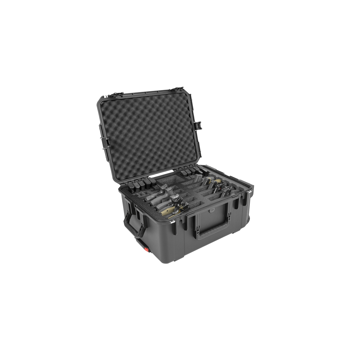 SKB iSeries 2217-10 24.25" x 19.50" x 12.25" 10-Pistol Case, Black - Skb