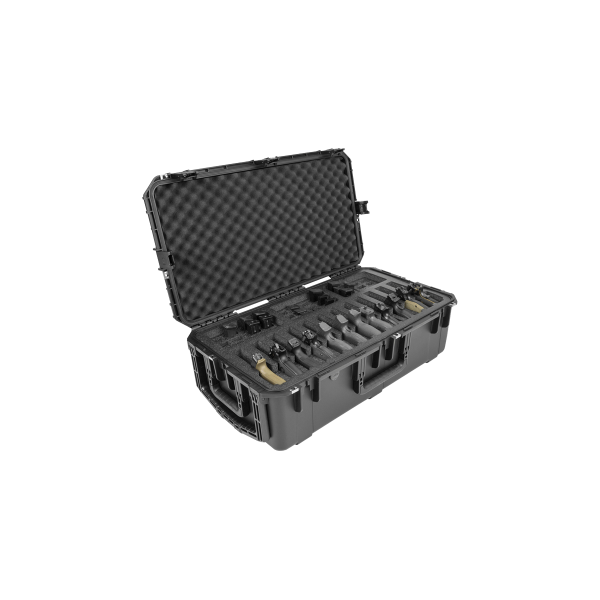 SKB iSeries 3016-10 32.50" x 18.75" x 11" 12-Pistol Case, Black - Skb