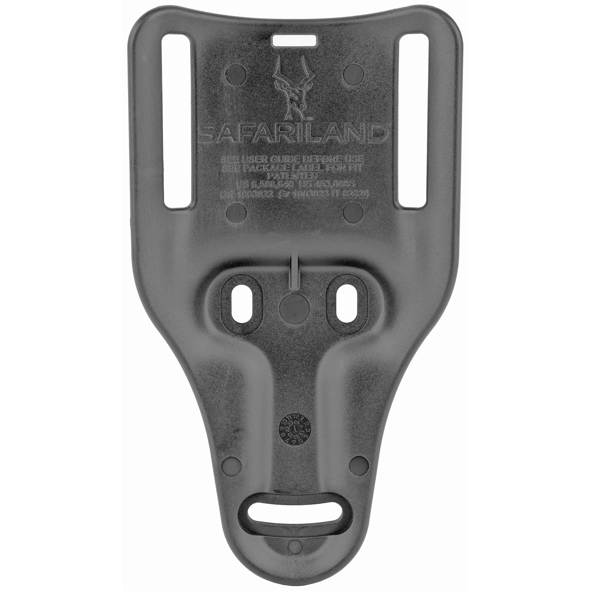 Safariland Cantable Universal Belt Loop, Black, fits 3-Hole Patterned Holsters - 6070CUBL-2-2 - Safariland