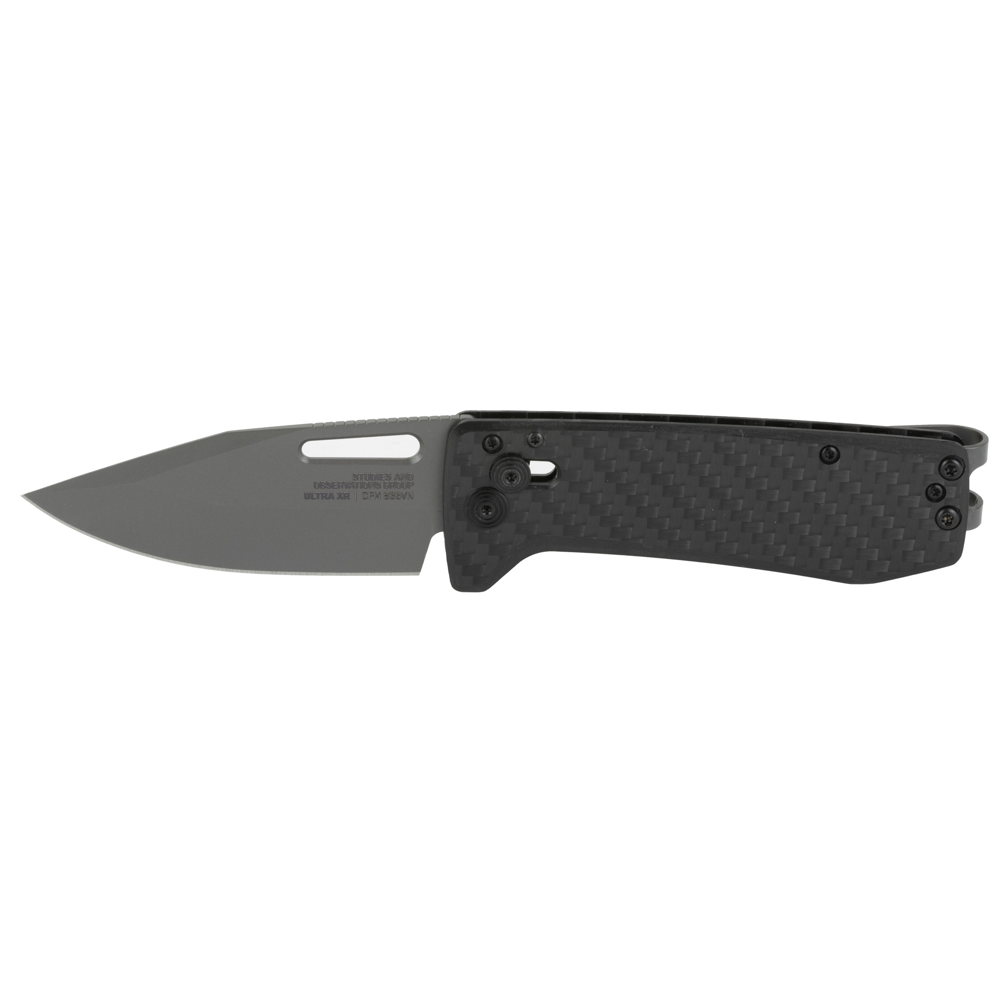SOG Knives Ultra XR 2.8" Clip Point Folding Knife, Black - SOG12630157 - Sog Knives