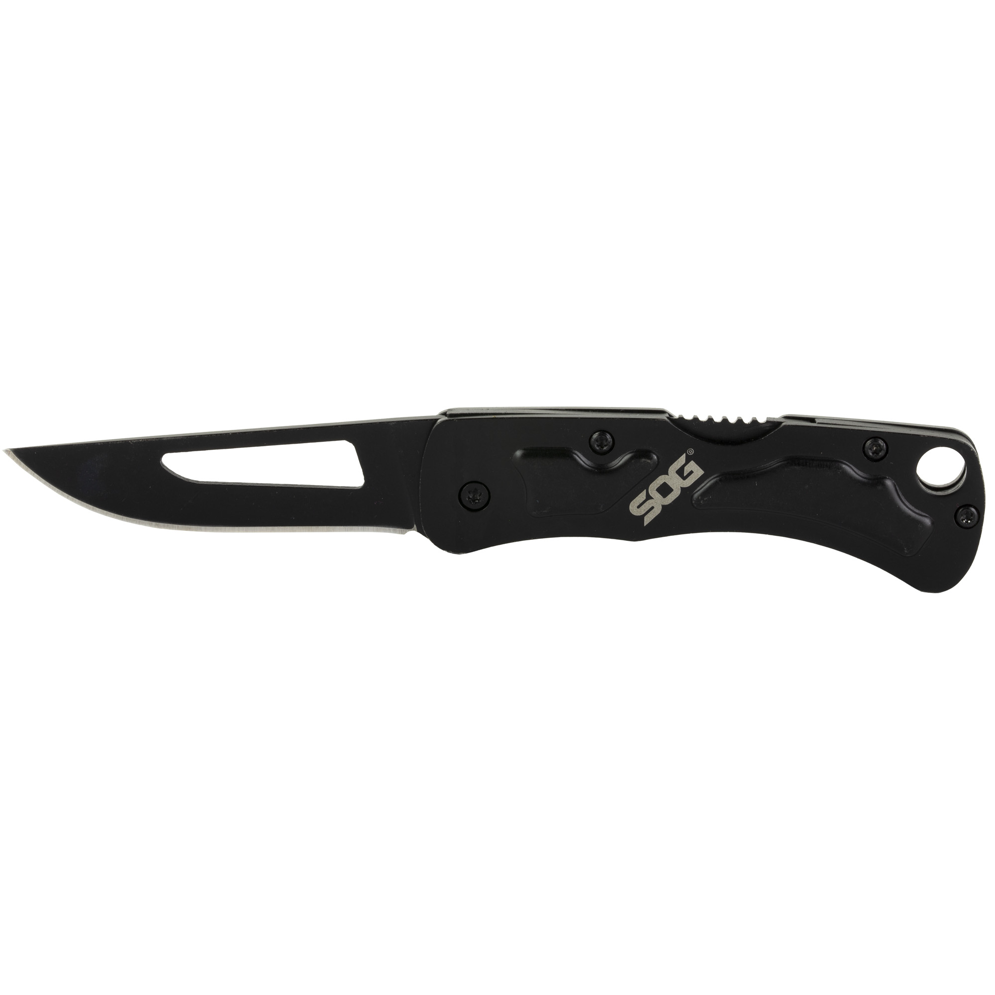 SOG Knives Centi II 2.1" Straight Back Folding Knife, Black - SOGCE1012CP