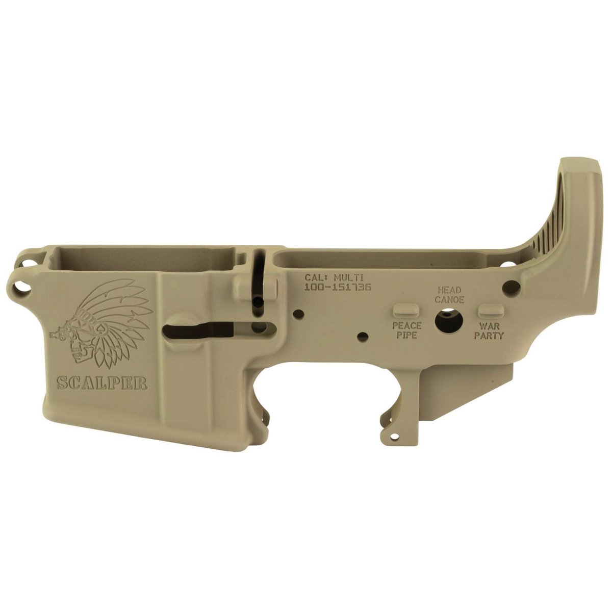 Sons of Liberty Gun Works Scalper Stripped Lower, Flat Dark Earth - Sons Of Liberty Gun Works