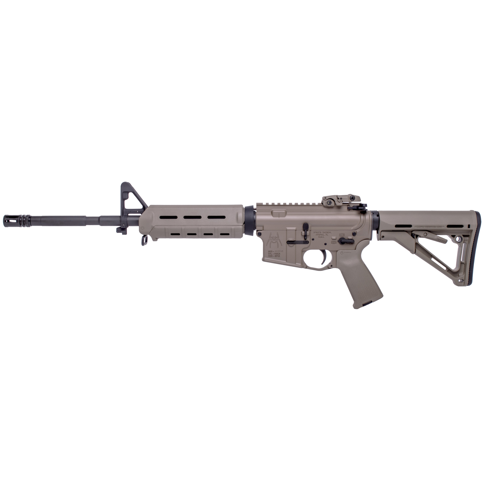 Spikes Tactical .223 Remington AR Rifle with 16" Barrel, Flat Dark Earth - STR5025M4F - Spikes Tactical