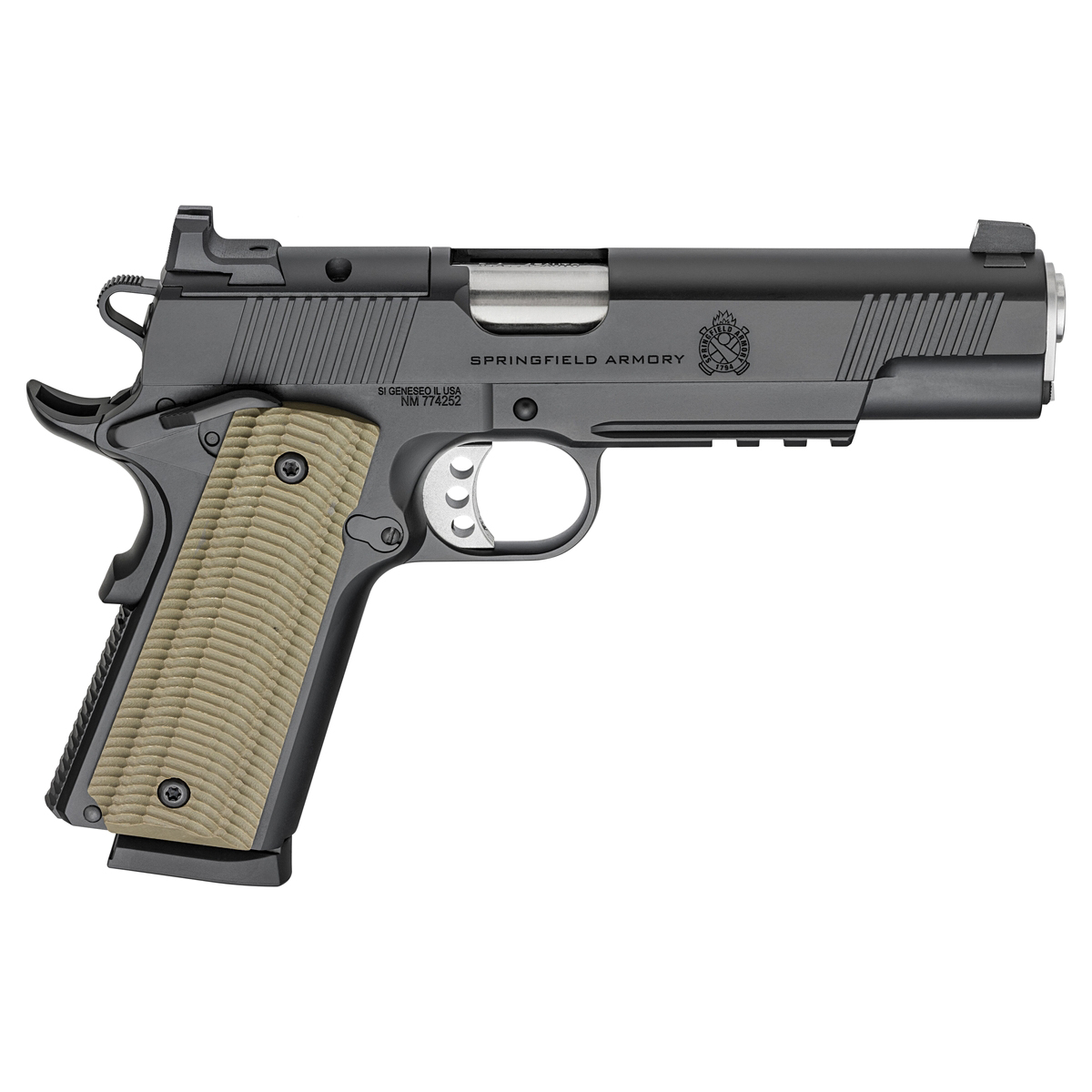 Springfield Armory 1911 Operator AOS .45 ACP 5" 8rds, Black - Springfield Armory
