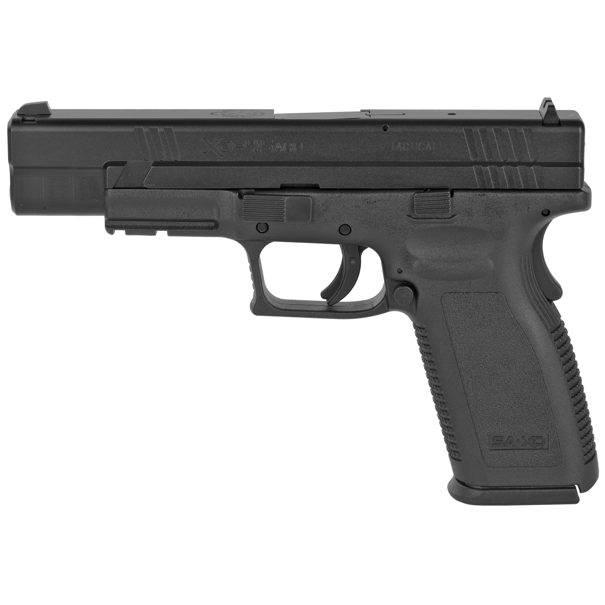 Springfield XD .45 ACP Pistol, 5" Barrel, Fixed Sights, Black - XD9621 - Springfield Armory