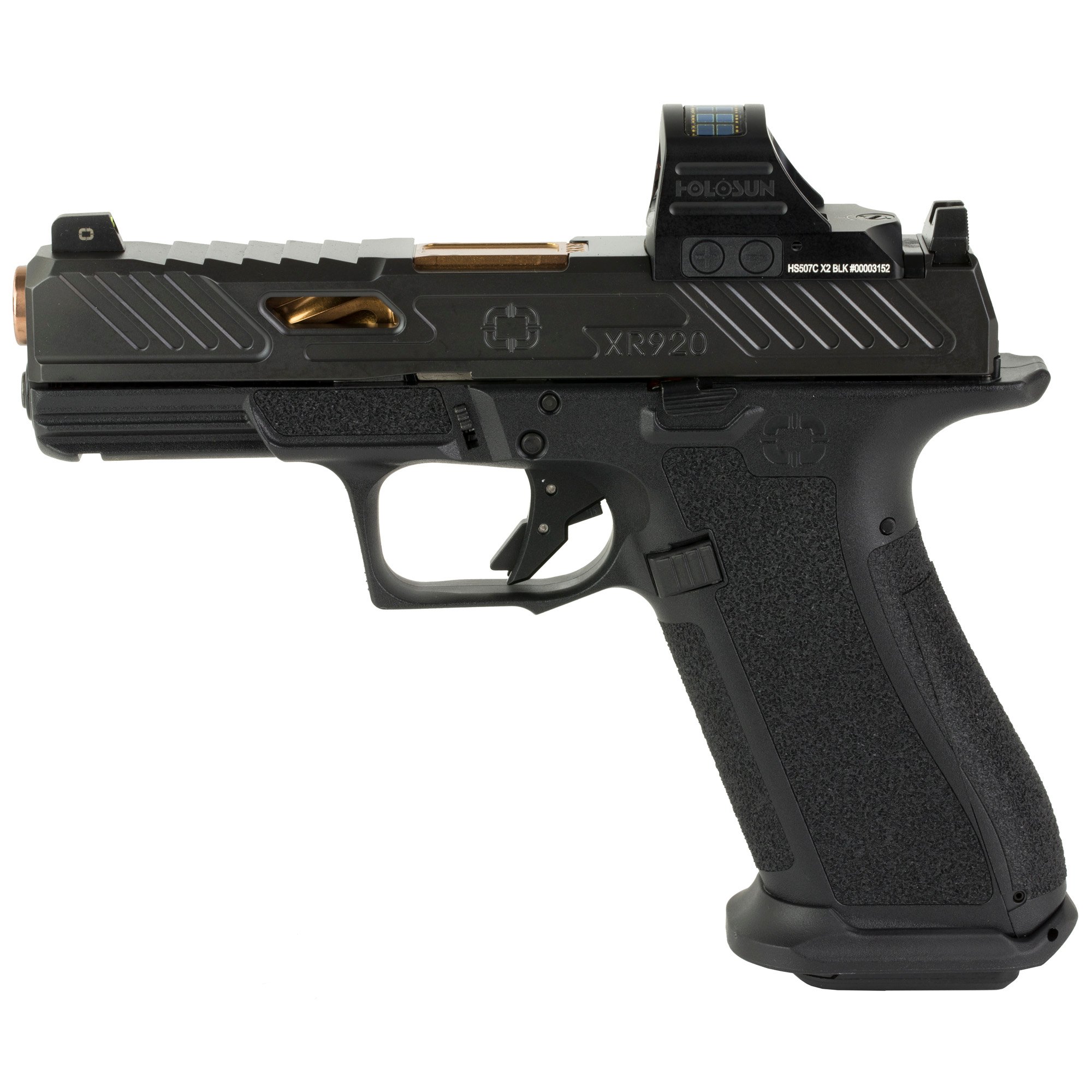 Shadow Systems XR920 9mm Pistol, 4" Barrel, Front Night Sights, Black - SS3011H - Shadow Systems
