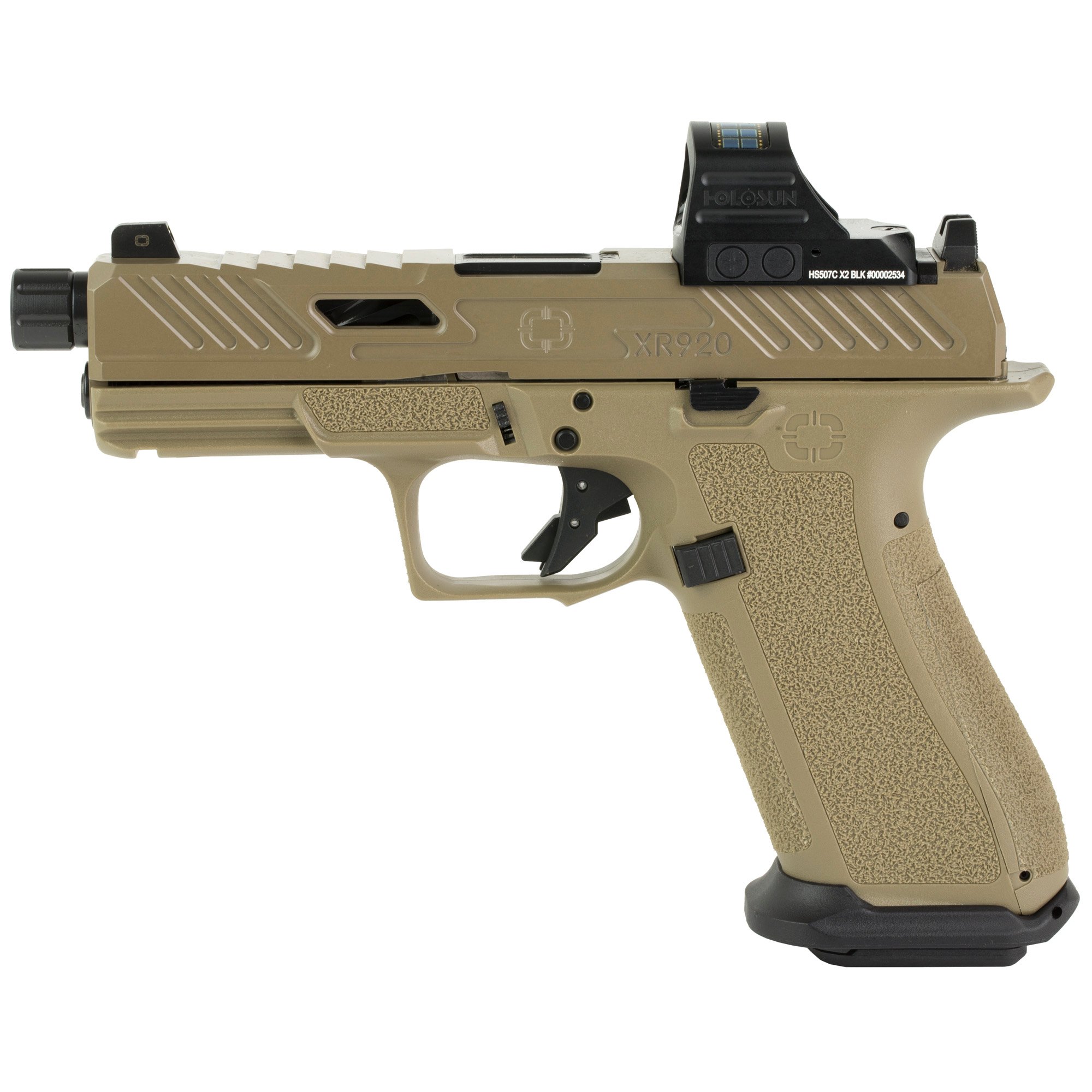 Shadow Systems XR920 9mm Pistol, 4.5" Barrel, Front Night Sights, Flat Dark Earth - SS3022H - Shadow Systems