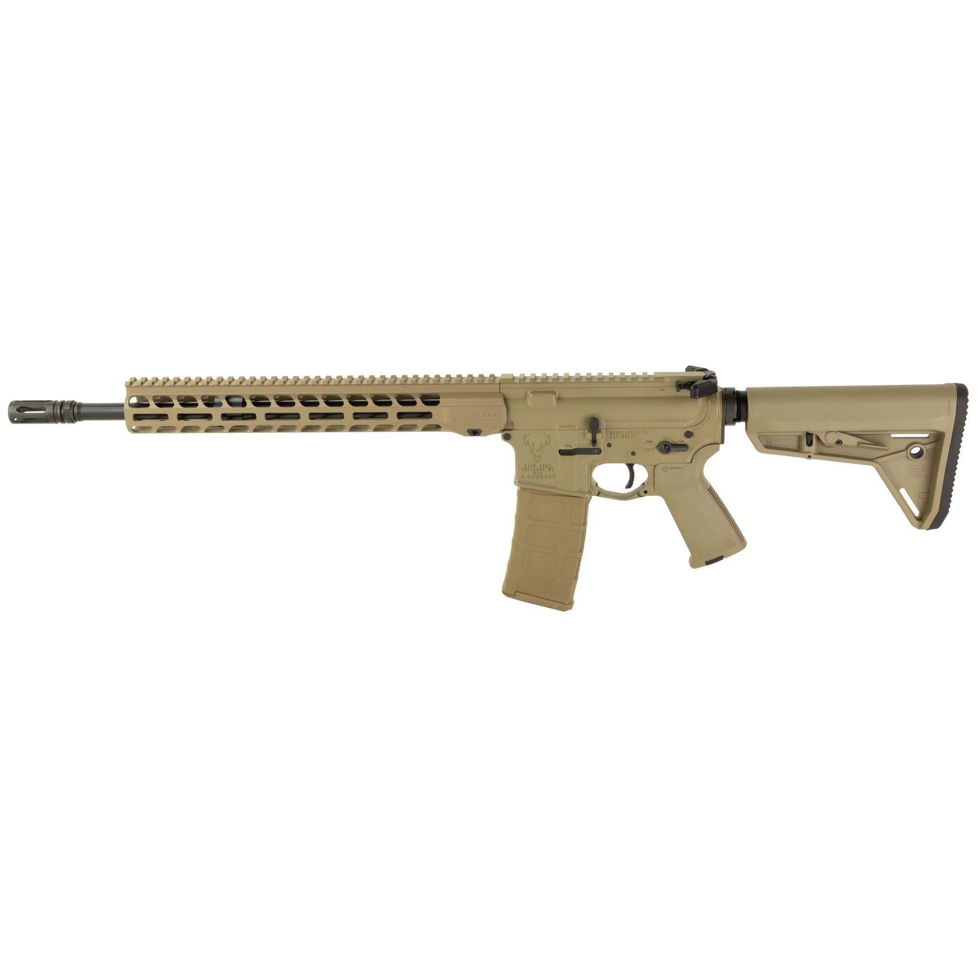 Stag Arms .223 Remington AR Rifle with 16" Barrel, Flat Dark Earth - STAG15000242 - Stag Arms