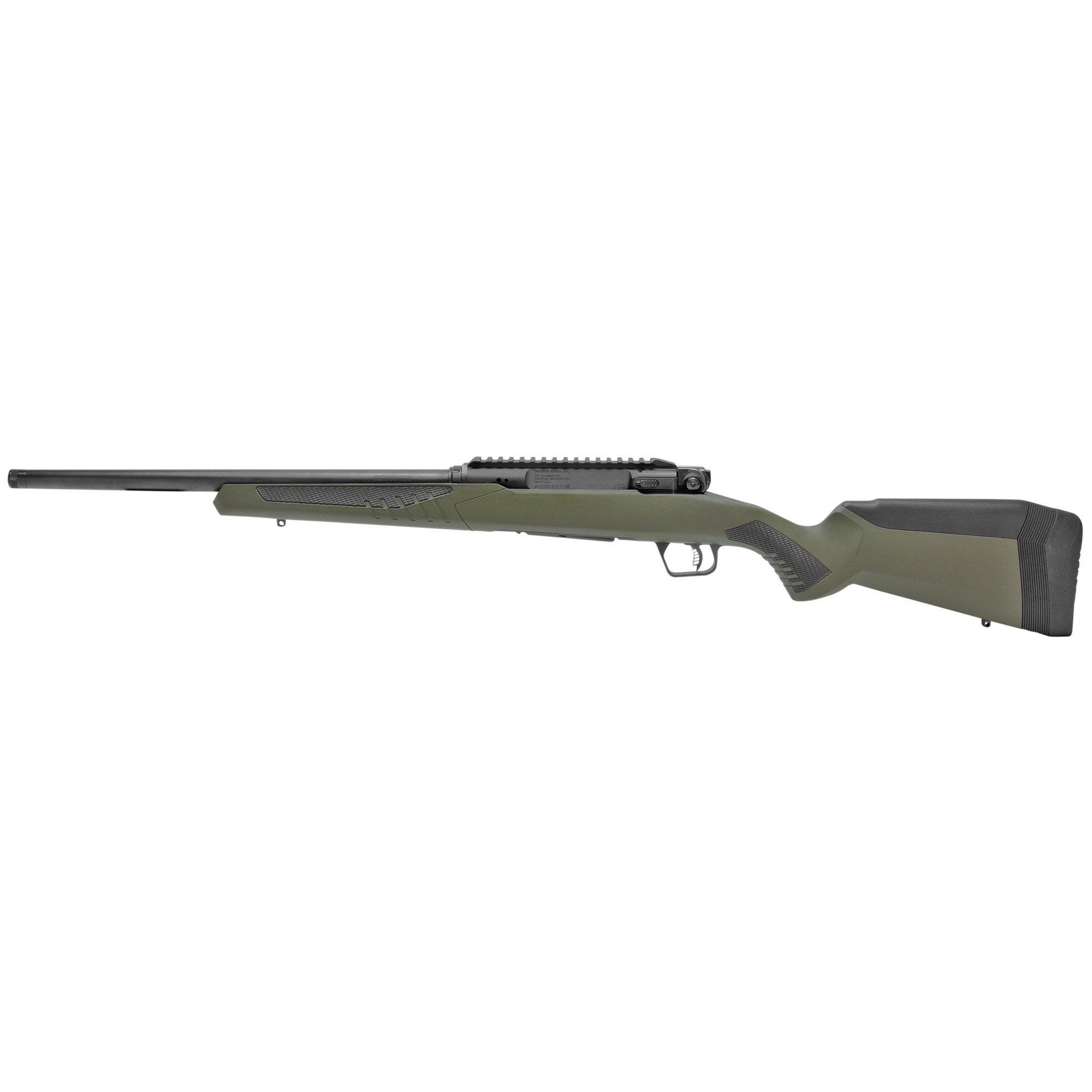 Savage Impulse .30-06 Springfield Bolt Action Rifle, 20" Barrel, Black, Green - 57655 - Savage Arms
