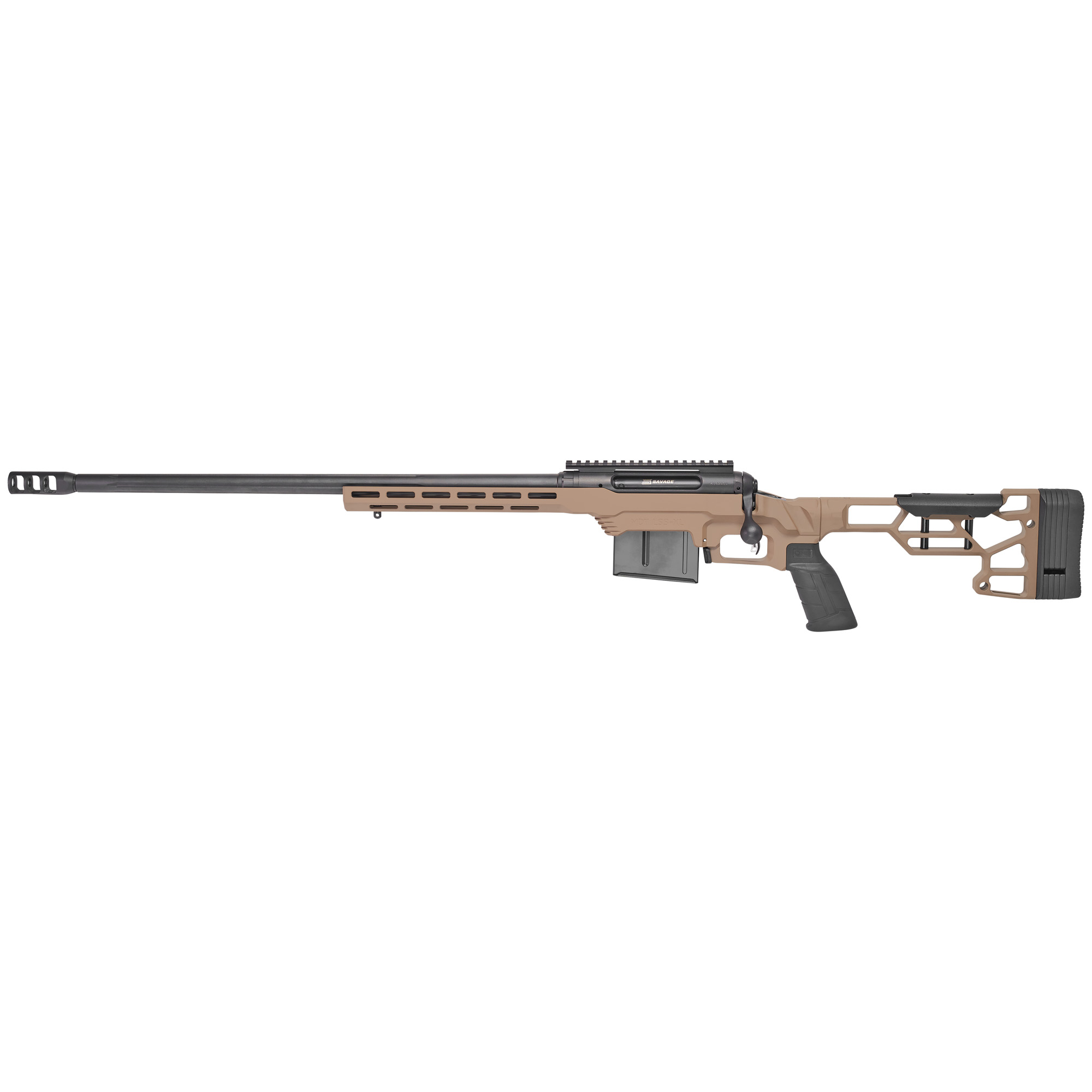 Savage 110 Precision .300 Weatherby Mag Left Hand Bolt Action Rifle, 24" Barrel, FDE- 57697 - Savage Arms