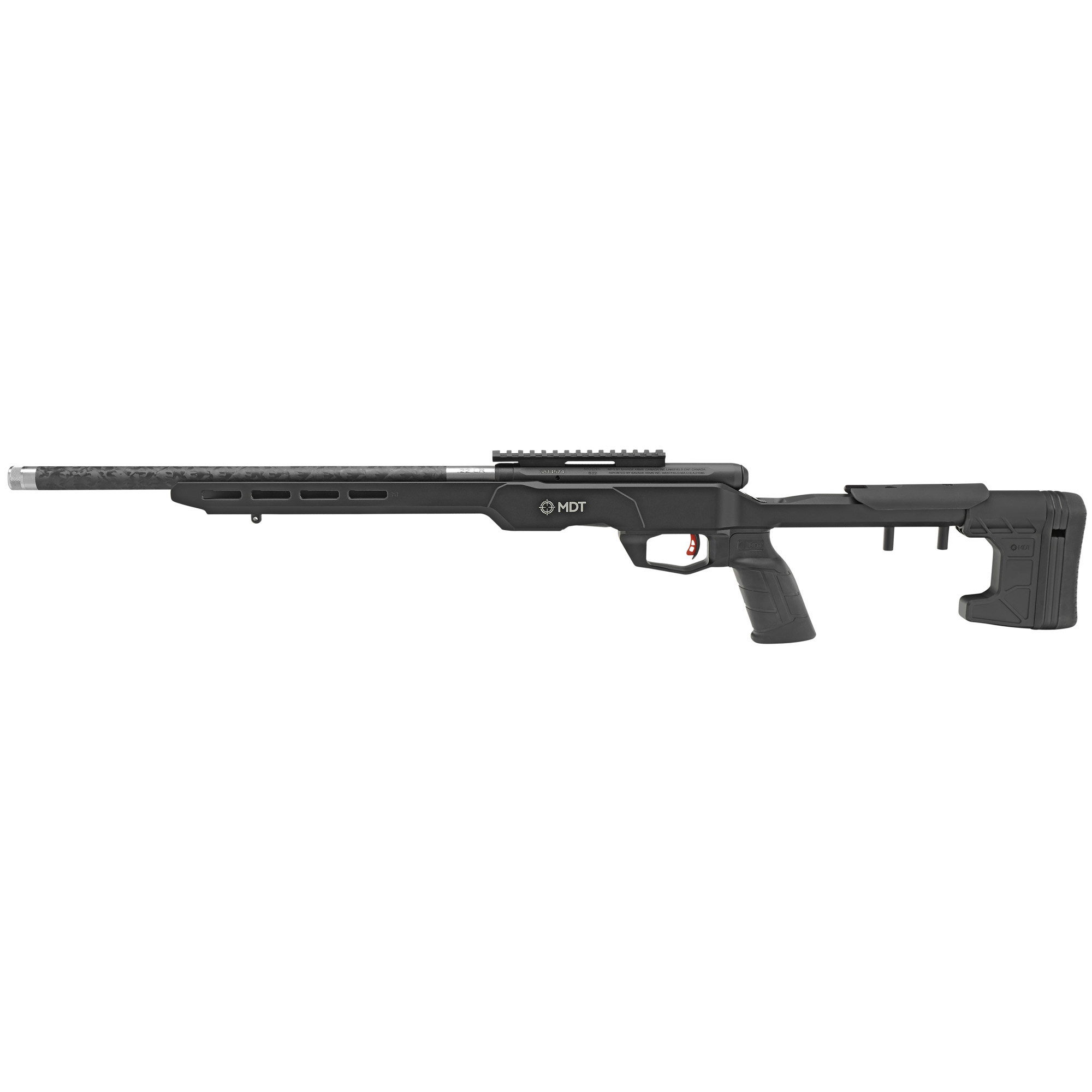 Savage B22 .17 HMR Bolt Action Rifle, 18" Barrel, Black - 70856 - Savage Arms