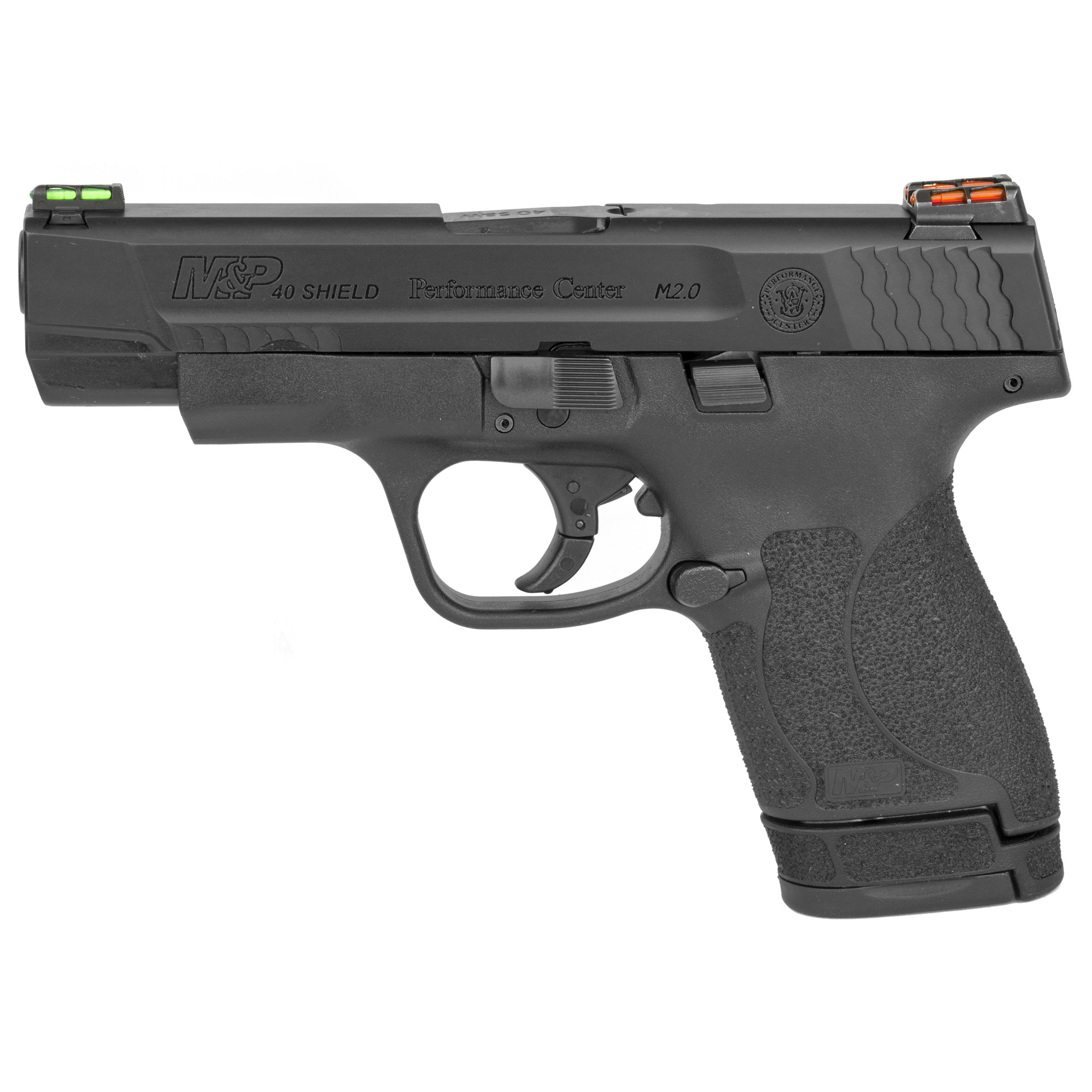 Smith & Wesson Shield M2.0 .40 S&W Pistol, 4" Barrel, Hi-Viz Sights, Black - 11796 - Smith & Wesson