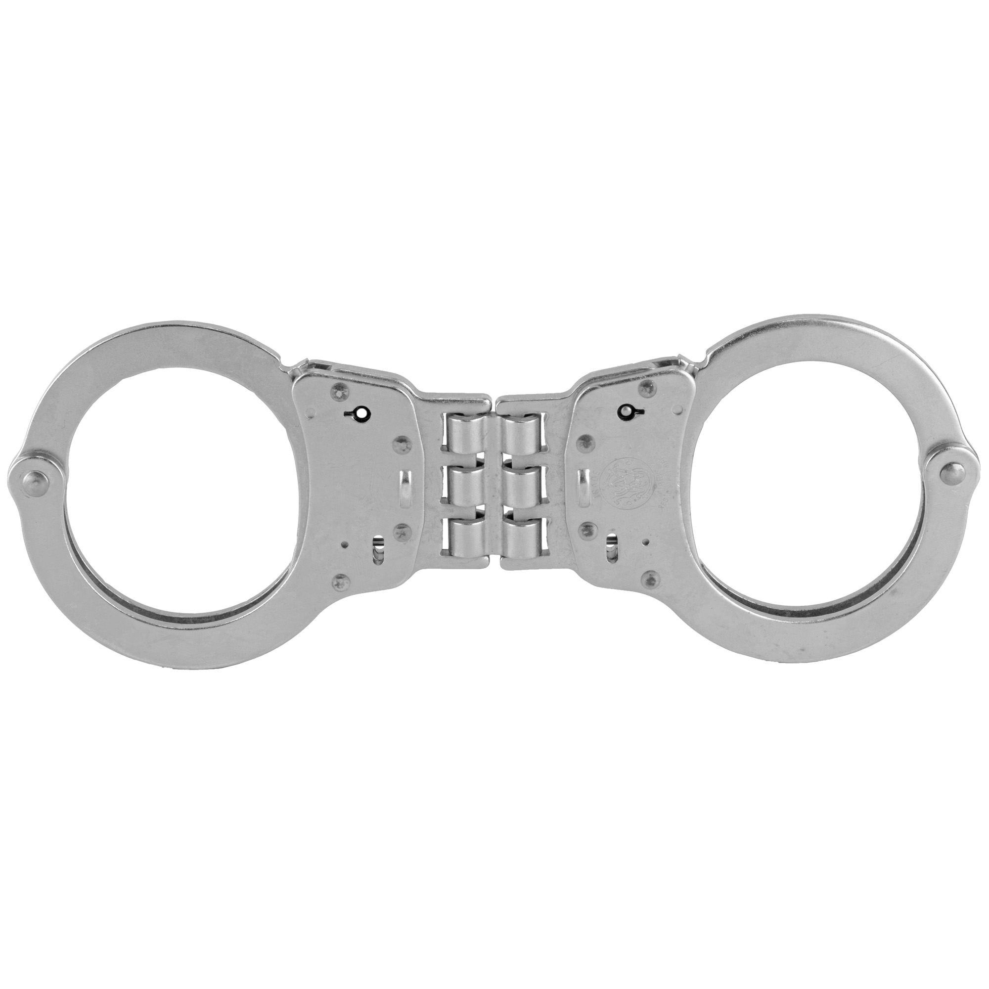 Smith & Wesson M300 Handcuff, Nickel, Hinged - 350096 - Smith & Wesson
