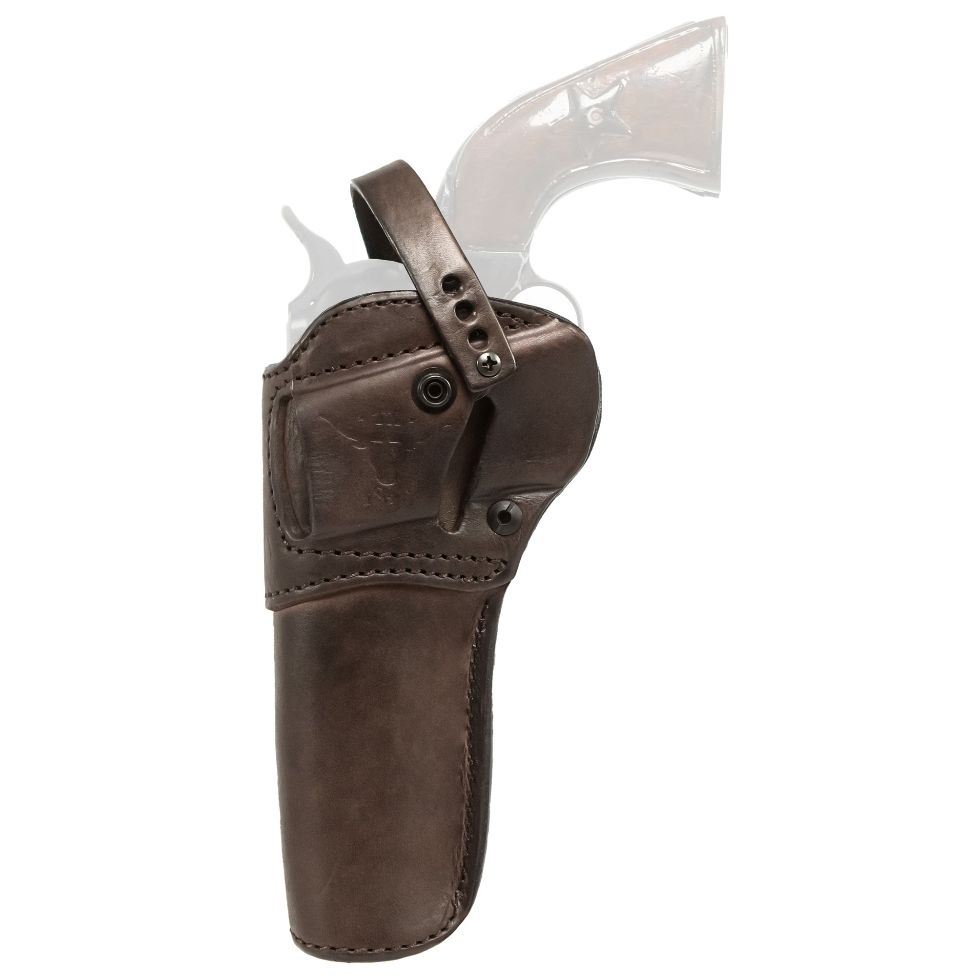 Tagua Ambidextrous Belt Holster for Single Action Revolver 5.5", Brown - TXREVOWBTB3002 - Tagua