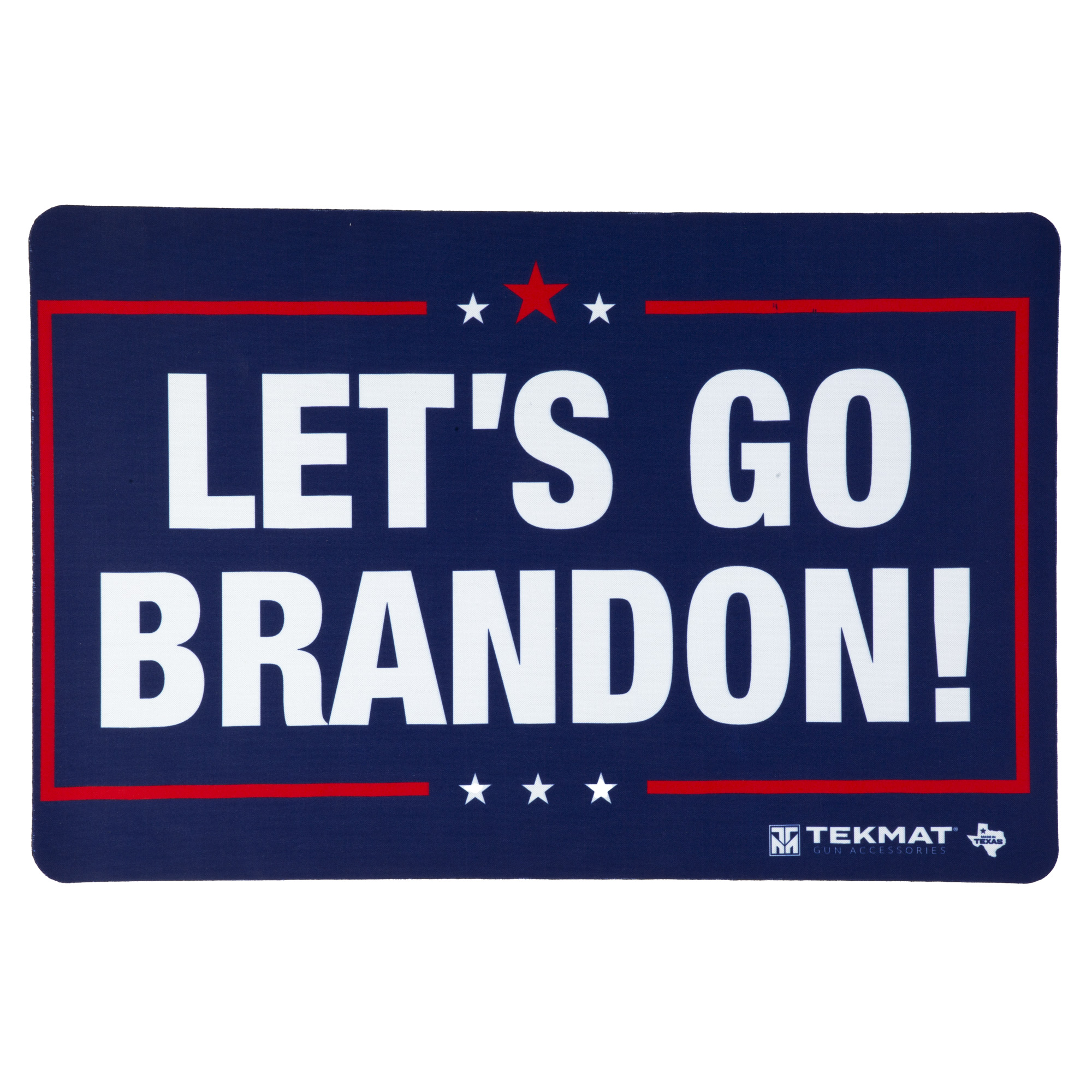 TekMat Let's Go Brandon Pistol Mat, 11"x17", Includes Small Microfiber TekTowel - Tekmat