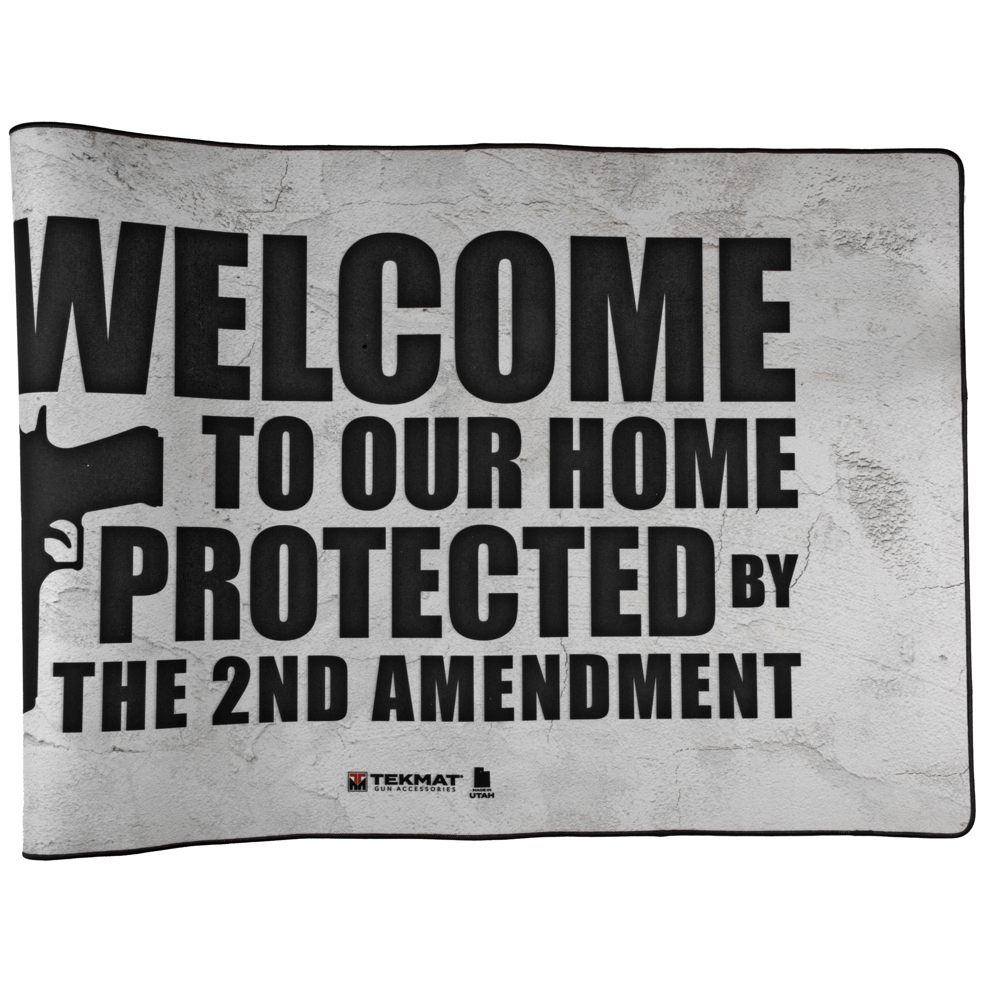 TekMat Door Mat, 25"x42", Black - TEK422AMENDMENTU - Tekmat