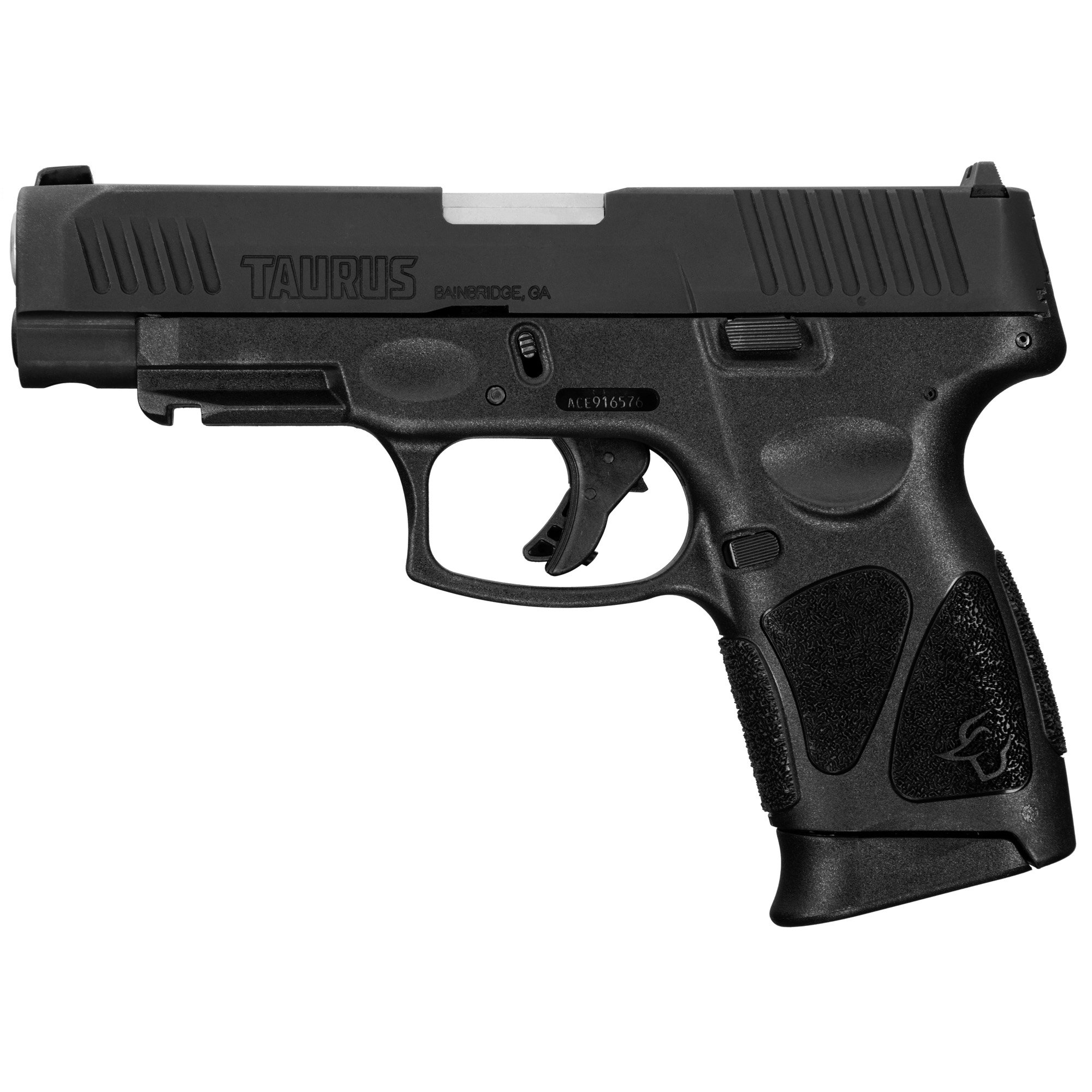 Taurus G3XL 9mm Pistol, 4" Barrel, Adjustable Sights, Black - 1G3XLSR904110 - Taurus