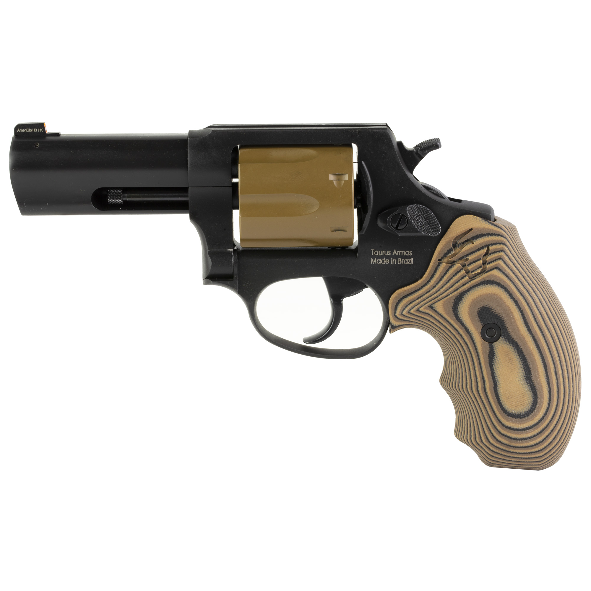 Taurus 856 .38 Special Revolver, 3" Barrel, NS Front Only Sights, Black - 285631ENSVZ - Taurus