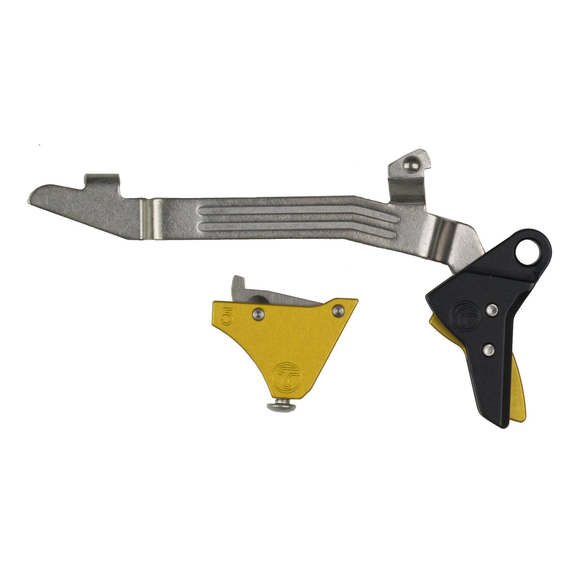 Timney Alpha Competition Trigger for Glock Models, Gold - ALPHA GLOCK 5 GOLD - Timney Triggers