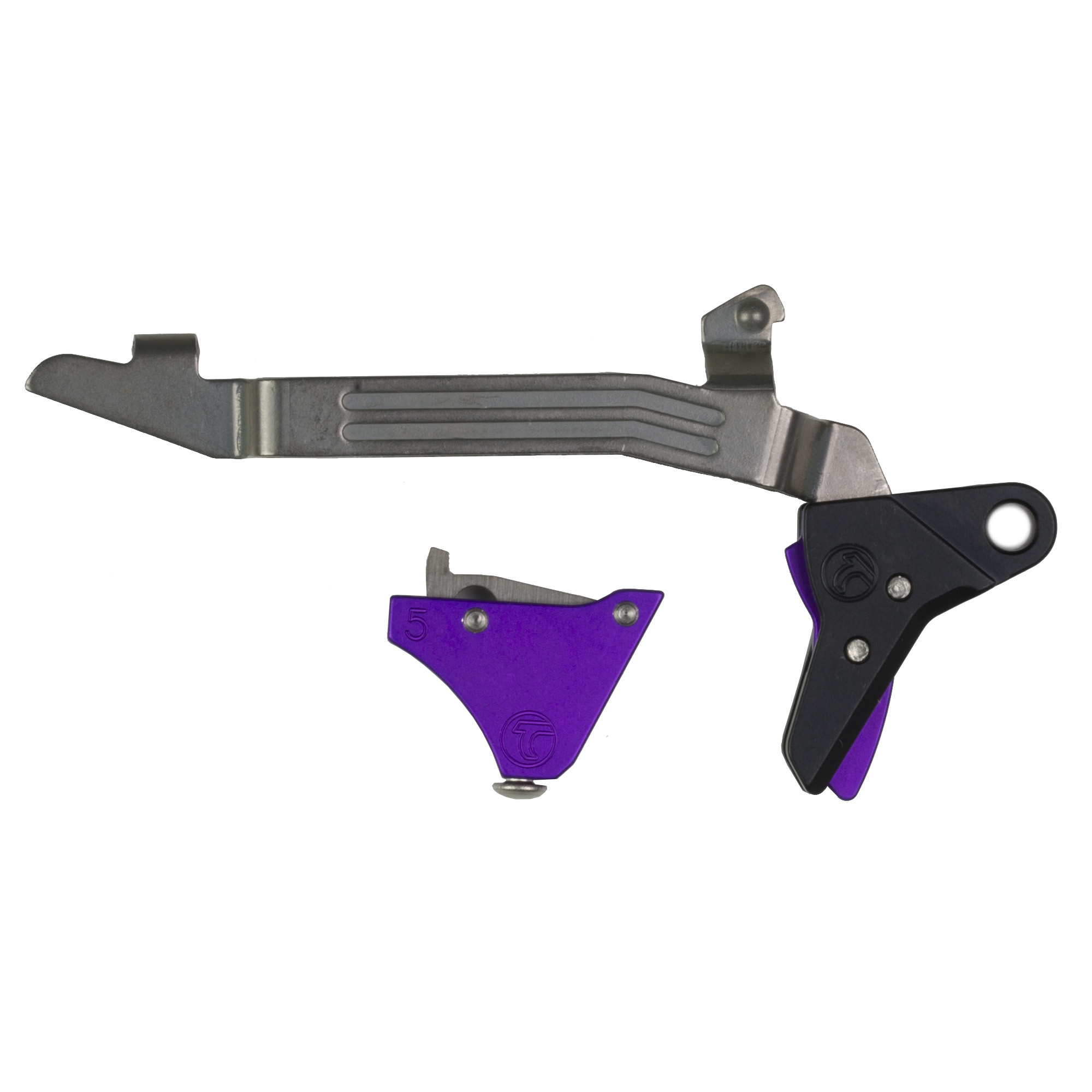 Timney Alpha Competition Trigger for Glock Models, Purple - ALPHA GLOCK 5 PURPLE - Timney Triggers